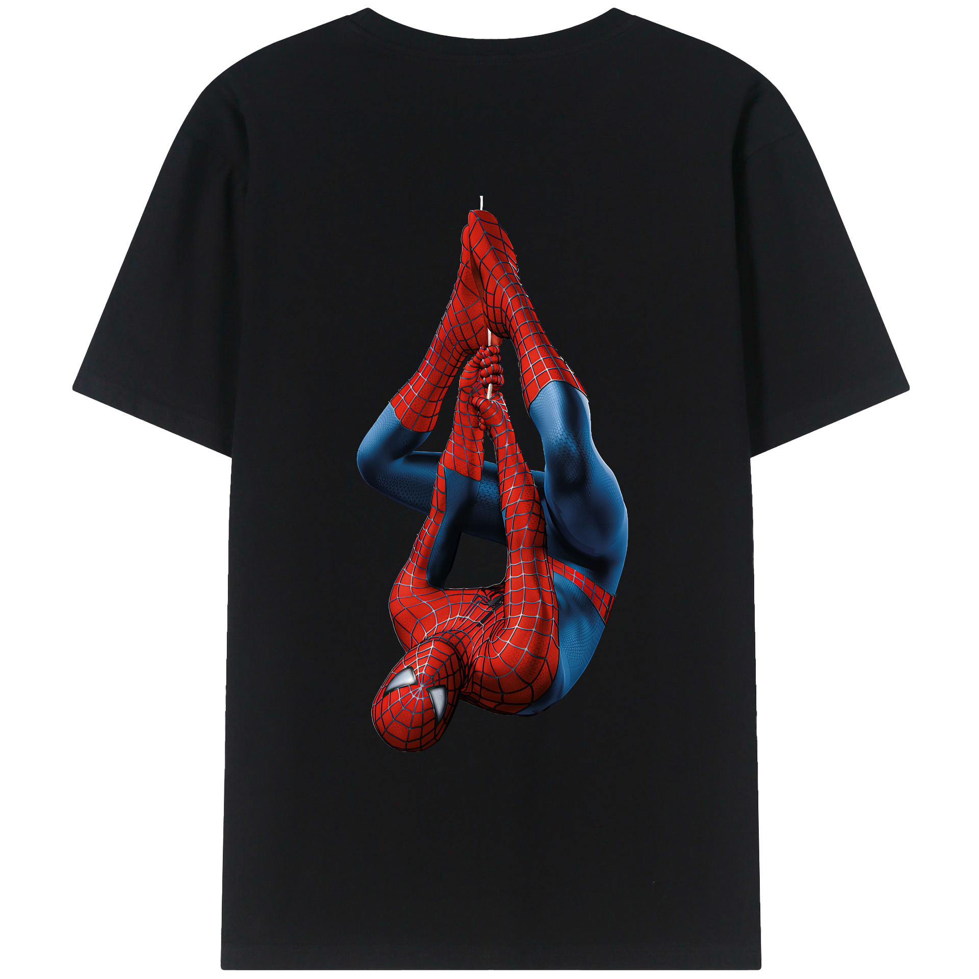 （画像用） Spider Man スパイダーマン レディース半袖Tシャツ(バックプリント)