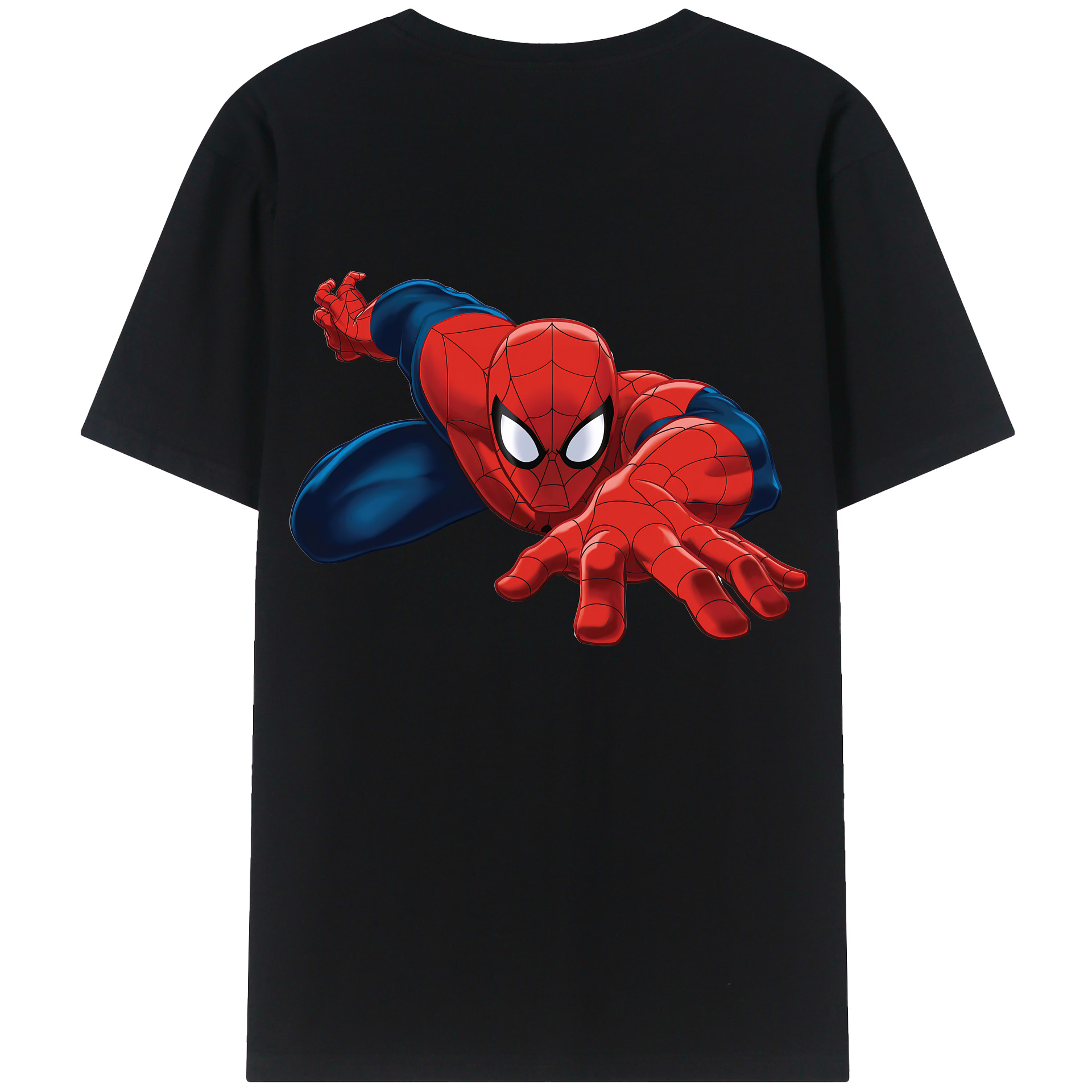 （画像用） Spider Man スパイダーマン レディース半袖Tシャツ(バックプリント)
