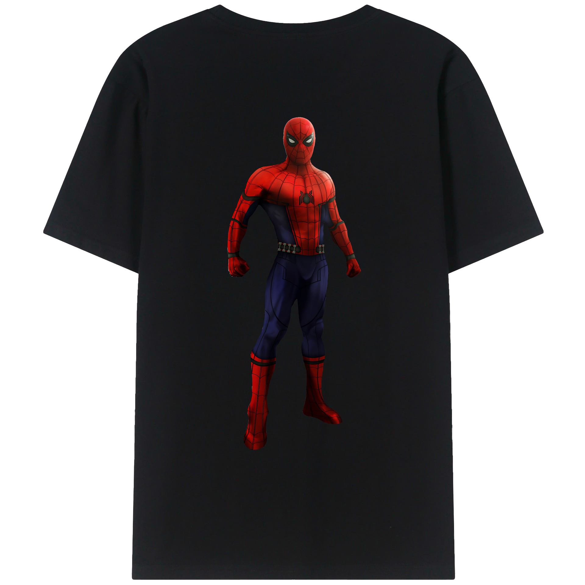 （画像用） Spider Man スパイダーマン レディース半袖Tシャツ(バックプリント)