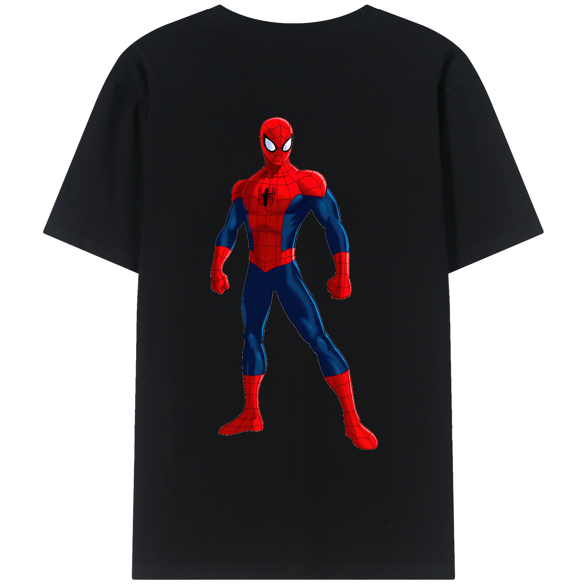 （画像用） Spider Man スパイダーマン レディース半袖Tシャツ(バックプリント)