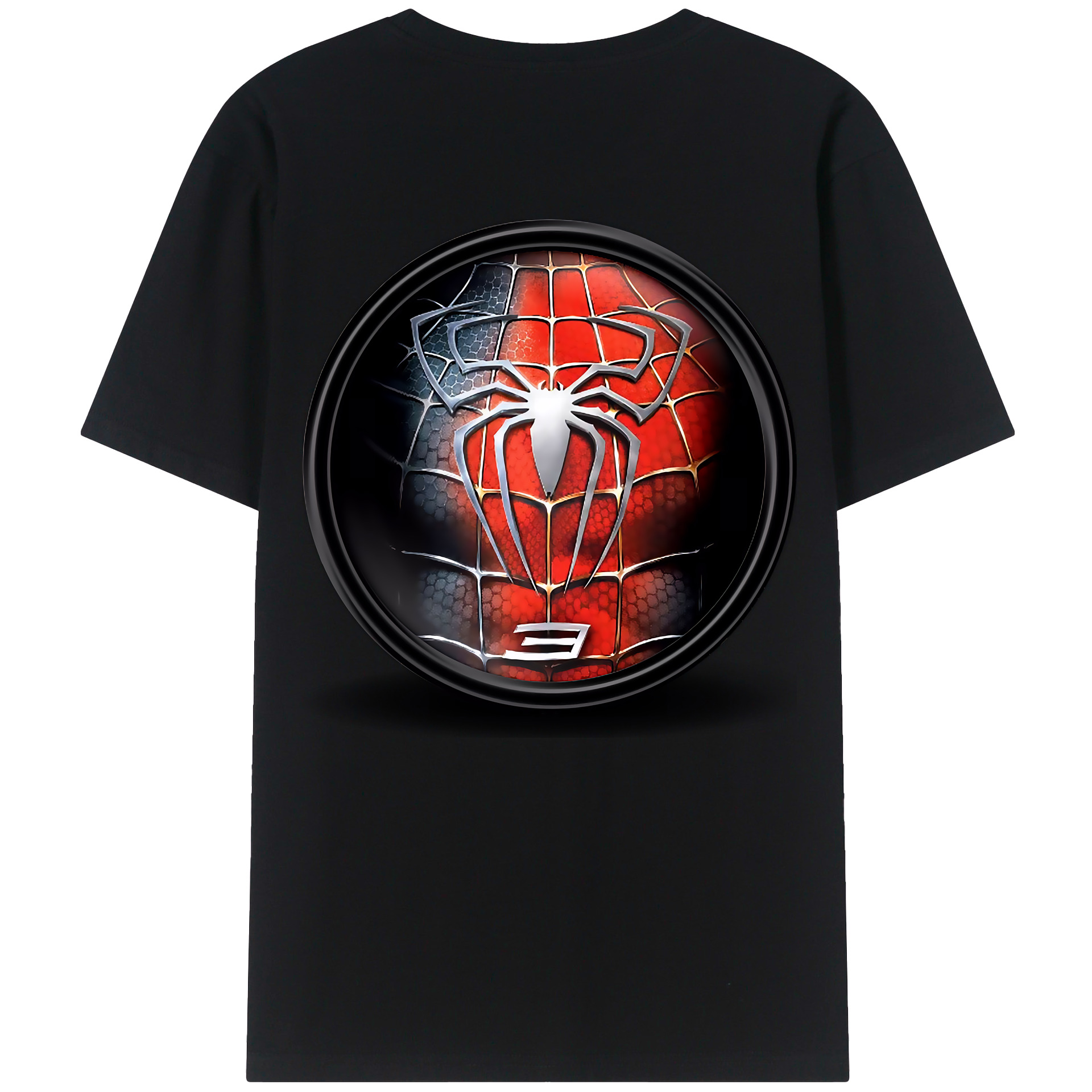 （画像用） Spider Man スパイダーマン レディース半袖Tシャツ(バックプリント)