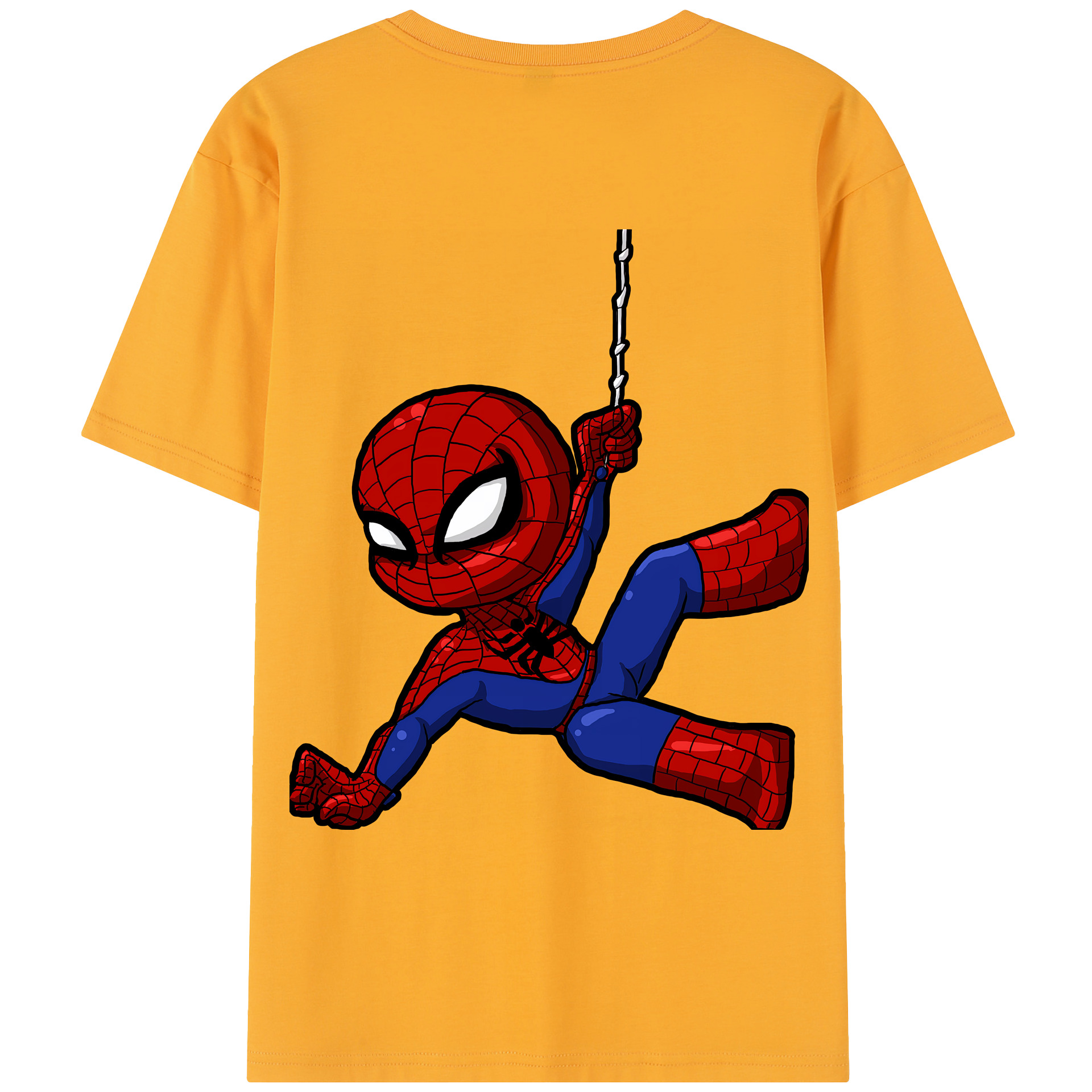（画像用） Spider Man スパイダーマン レディース半袖Tシャツ(バックプリント)