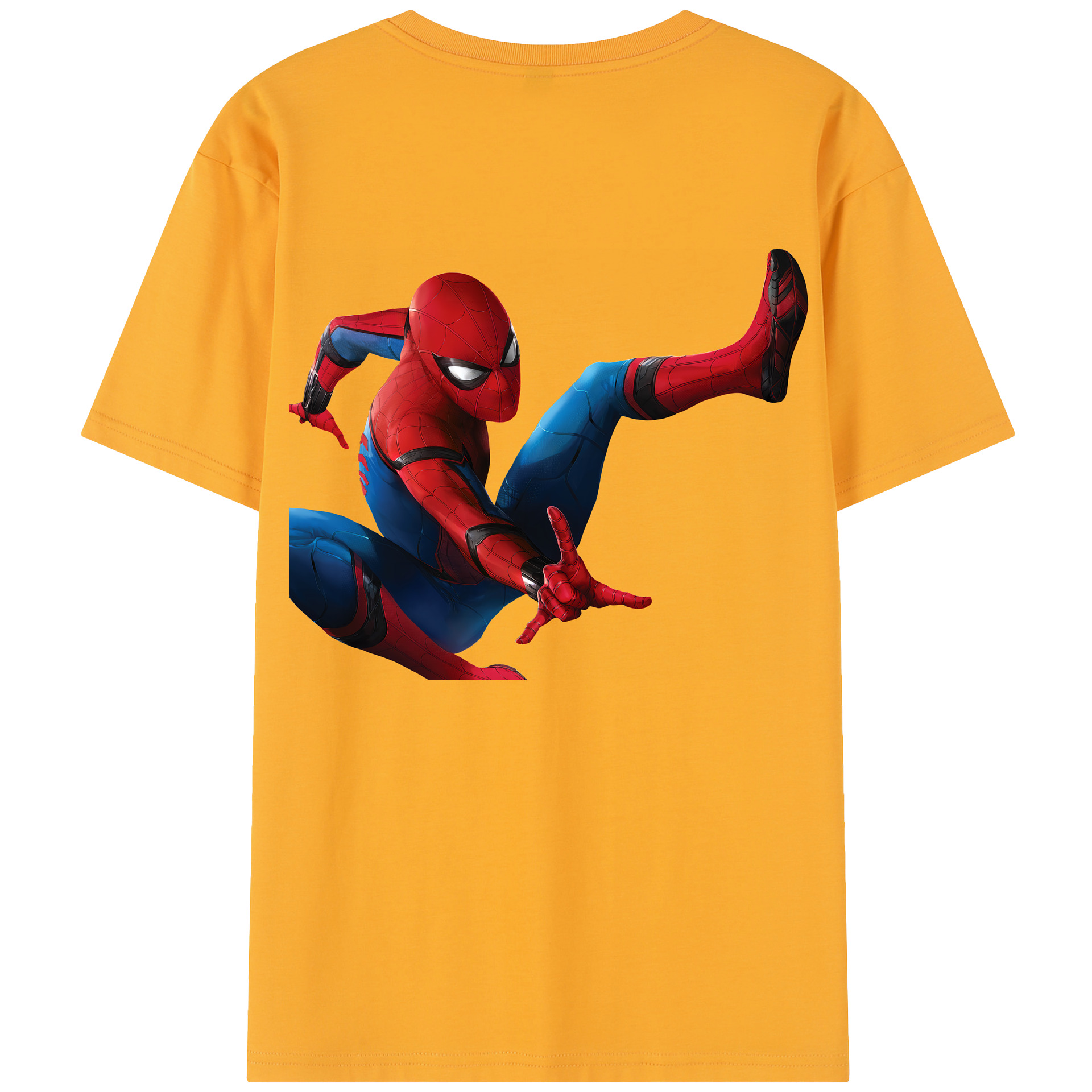 （画像用） Spider Man スパイダーマン レディース半袖Tシャツ(バックプリント)