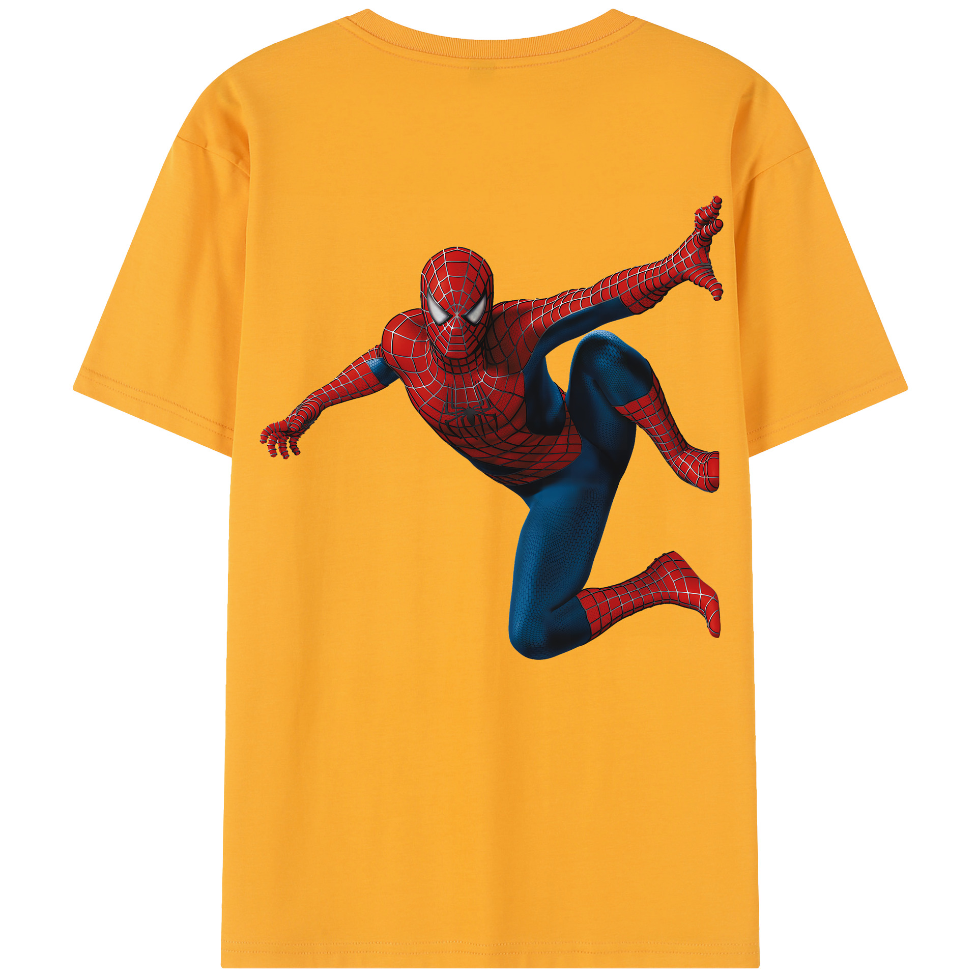 （画像用） Spider Man スパイダーマン レディース半袖Tシャツ(バックプリント)
