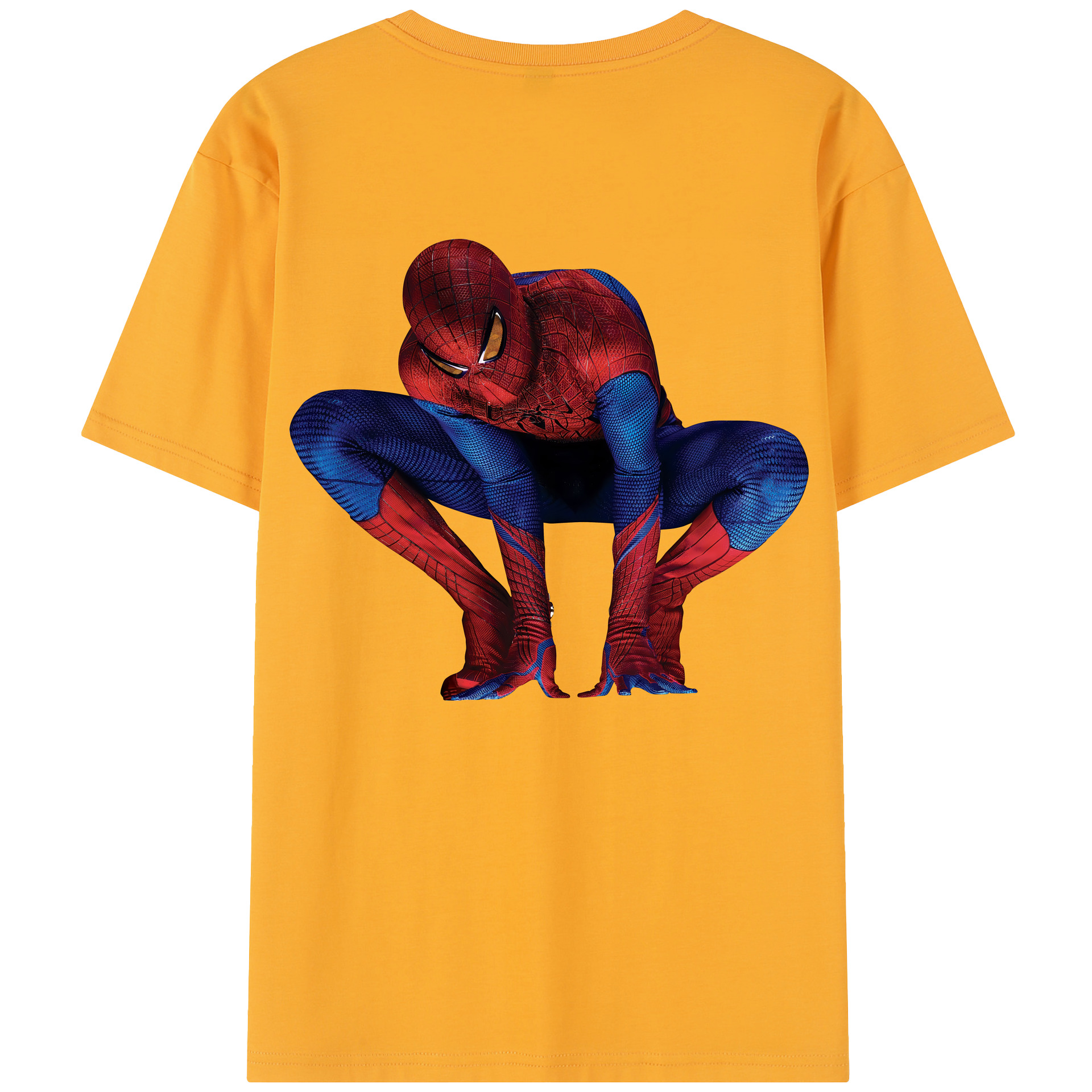 （画像用） Spider Man スパイダーマン レディース半袖Tシャツ(バックプリント)