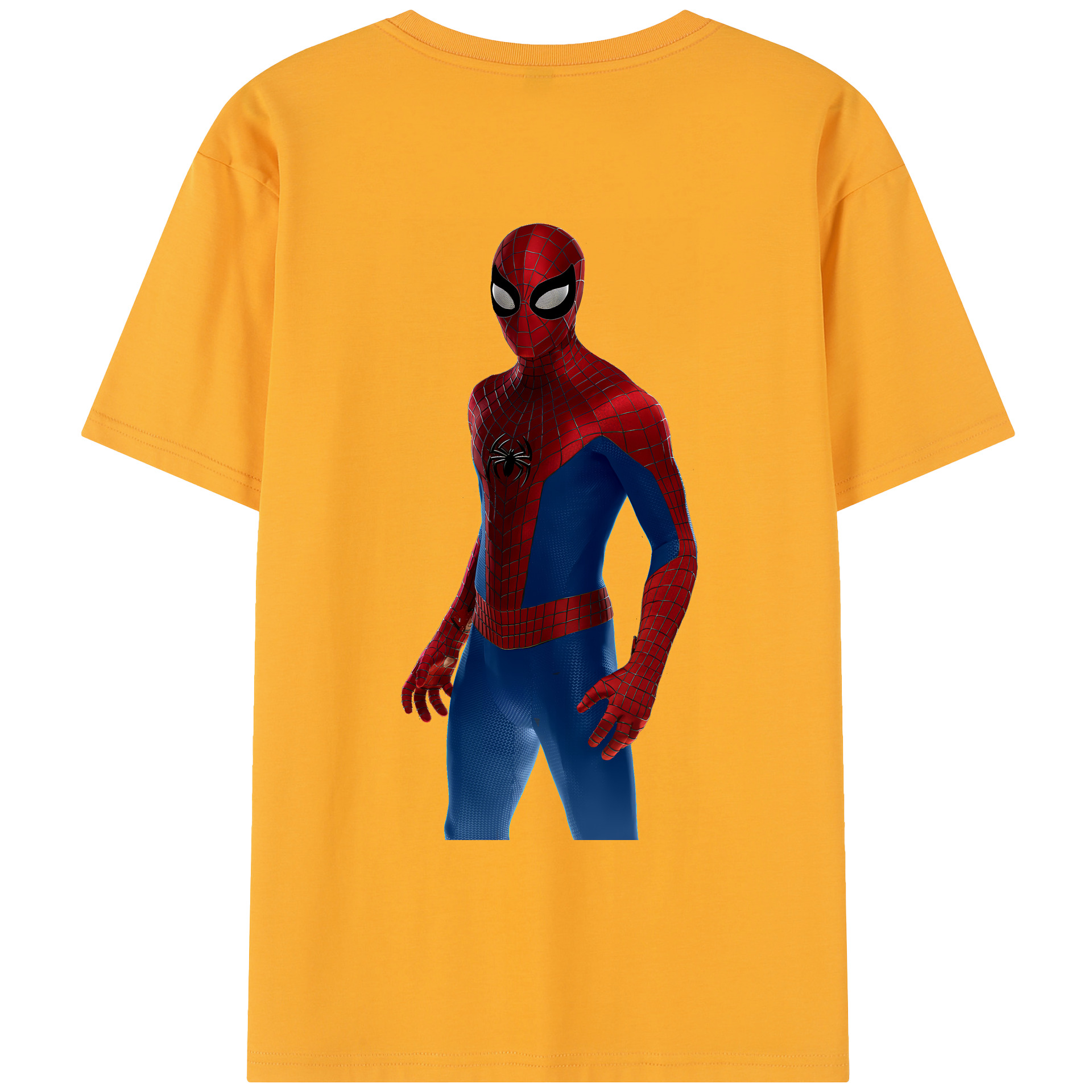 （画像用） Spider Man スパイダーマン レディース半袖Tシャツ(バックプリント)
