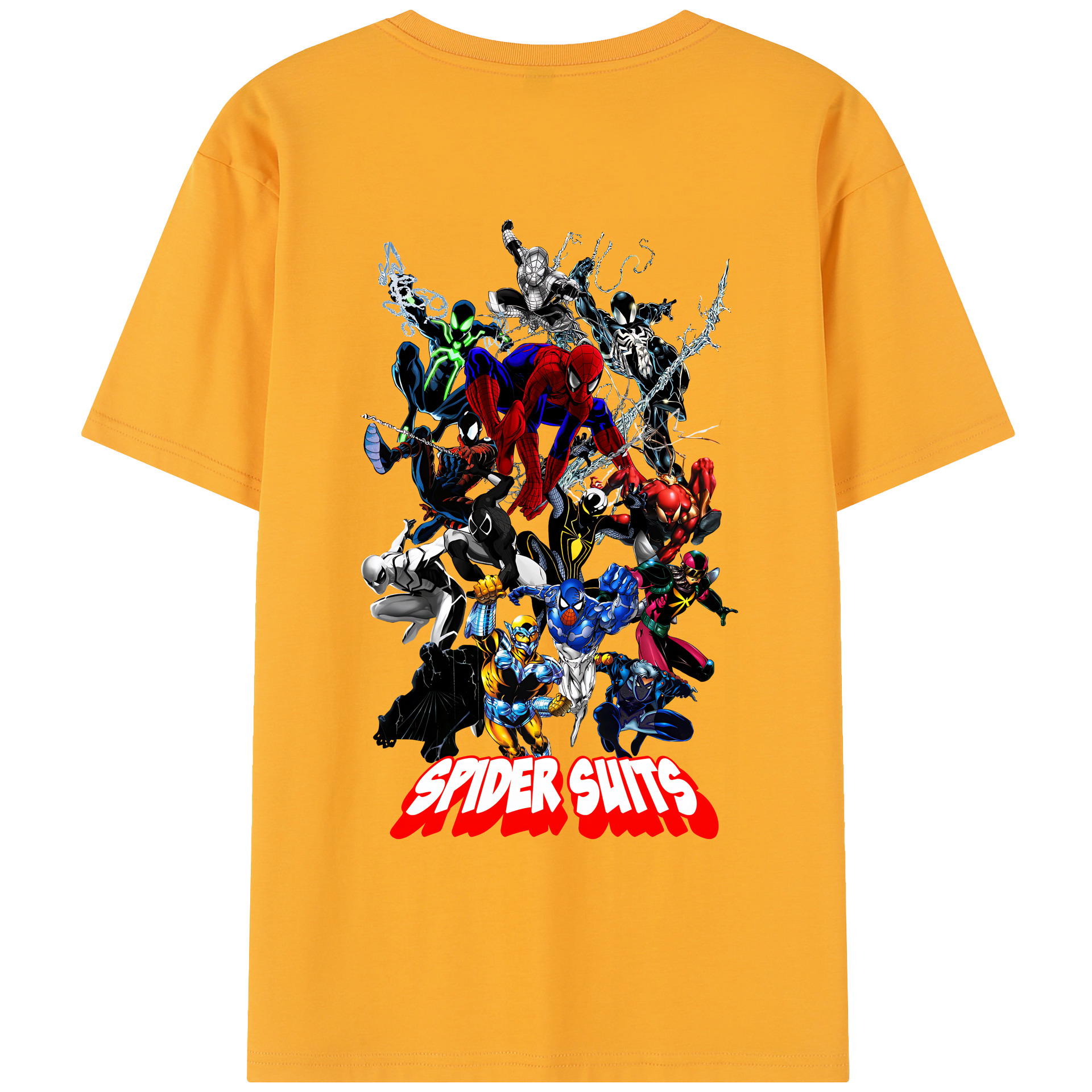 （画像用） Spider Man スパイダーマン レディース半袖Tシャツ(バックプリント)