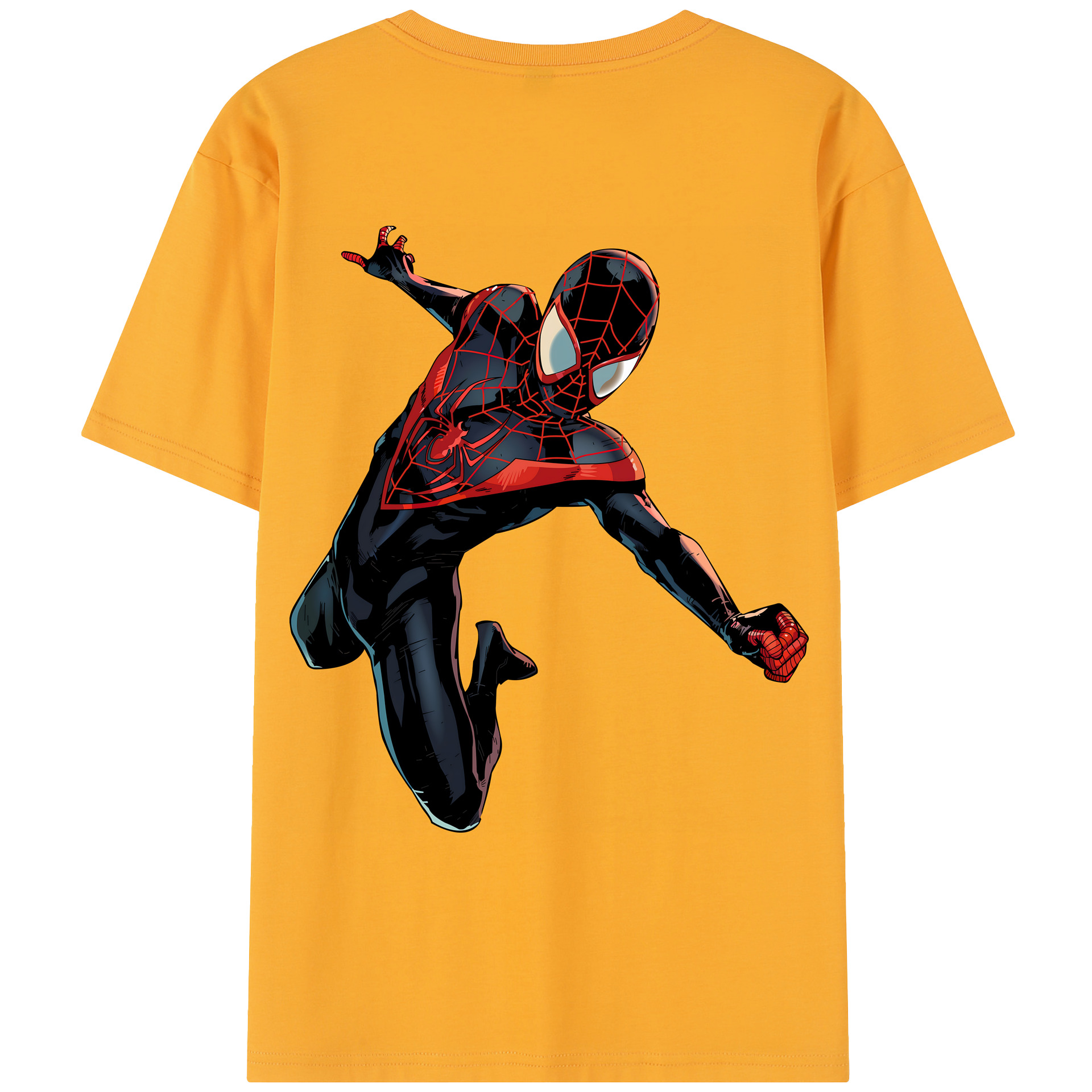 （画像用） Spider Man スパイダーマン レディース半袖Tシャツ(バックプリント)