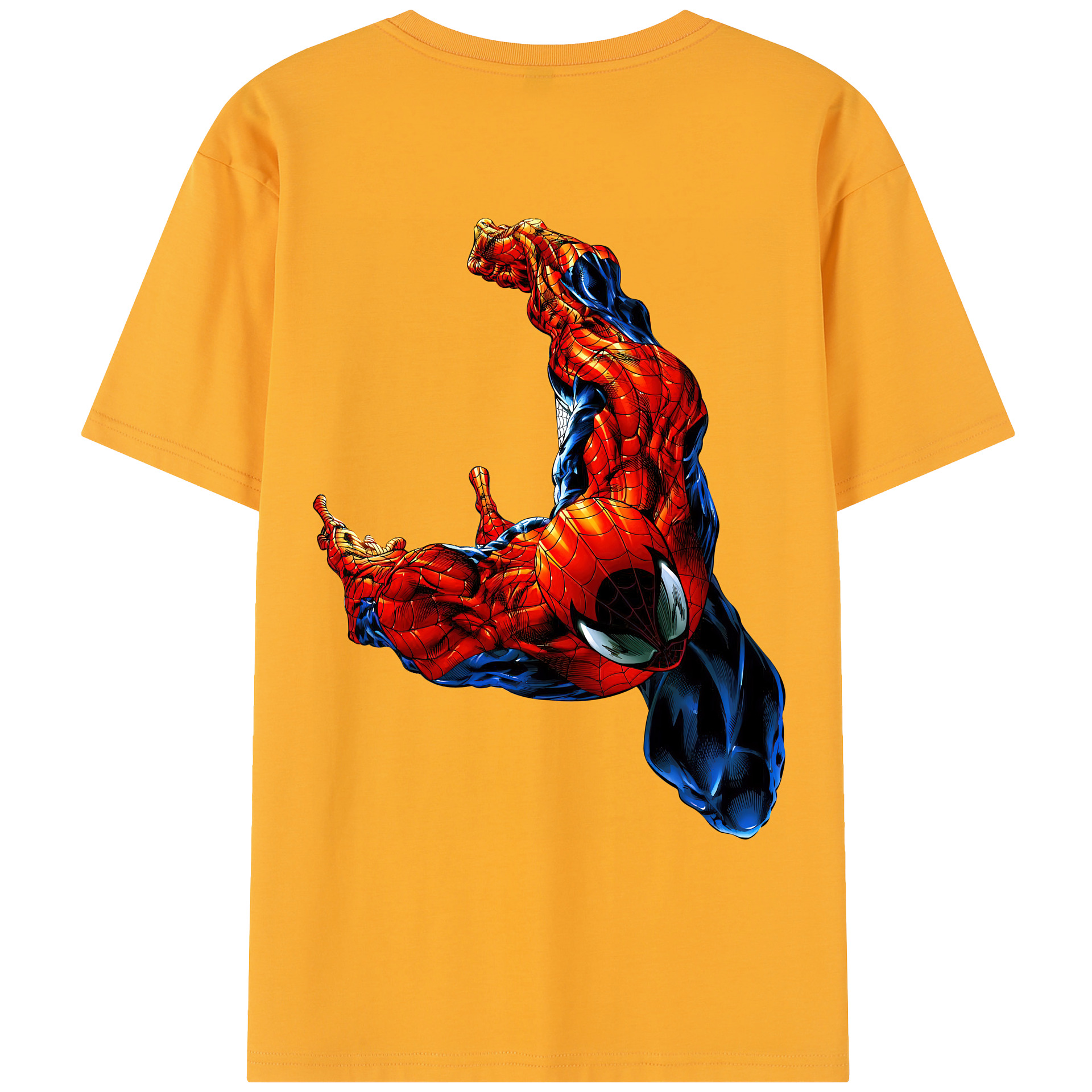 （画像用） Spider Man スパイダーマン レディース半袖Tシャツ(バックプリント)