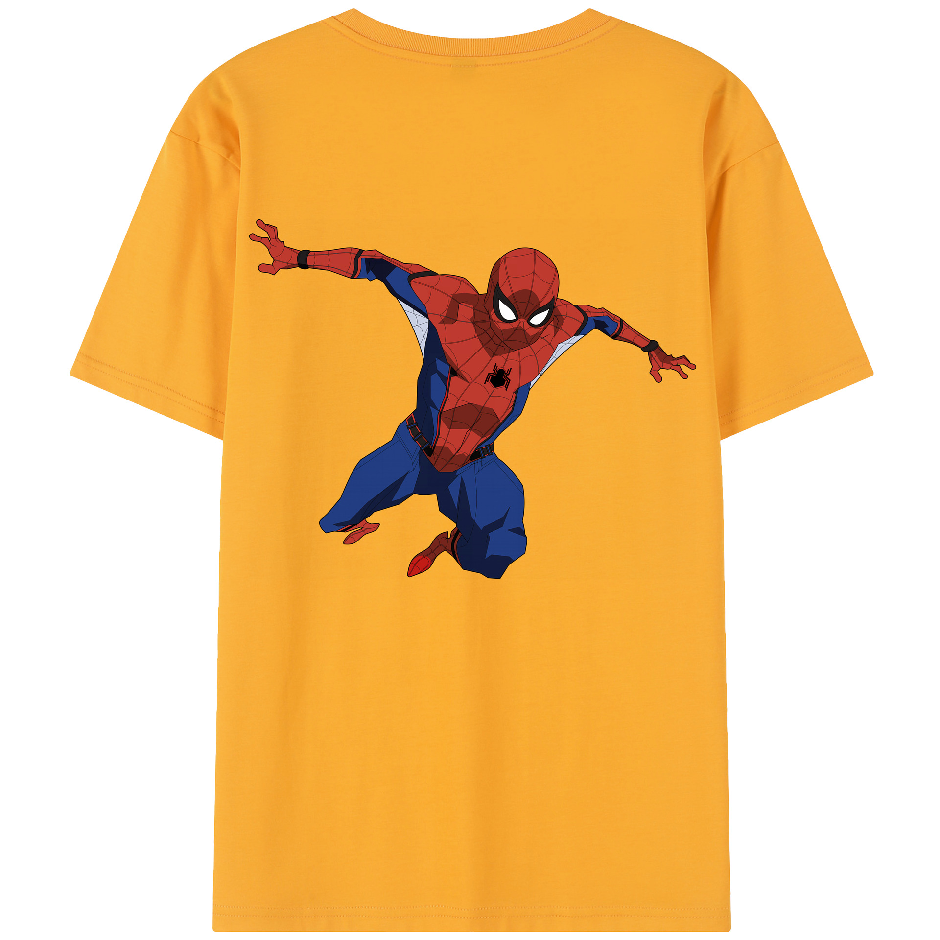 （画像用） Spider Man スパイダーマン レディース半袖Tシャツ(バックプリント)