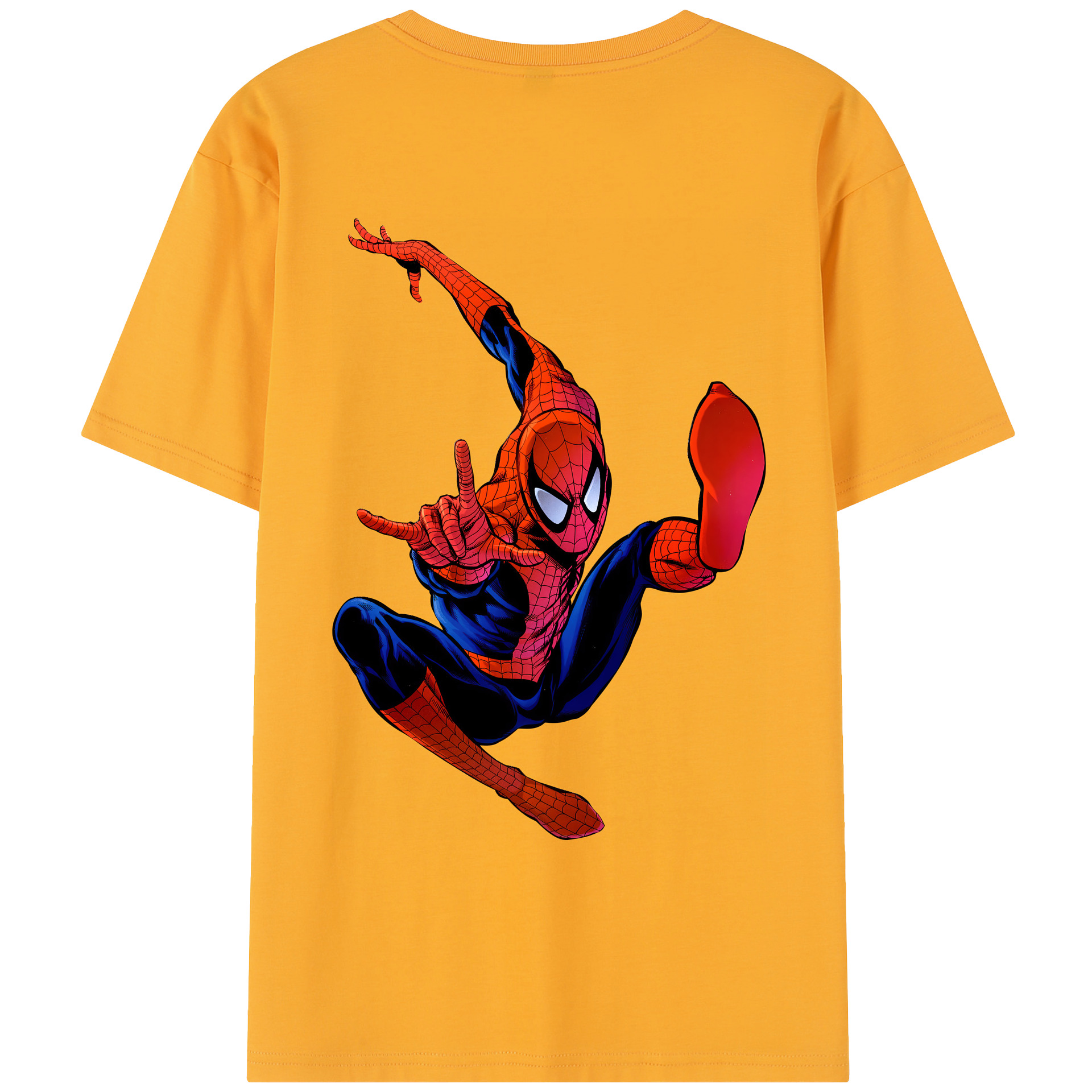 （画像用） Spider Man スパイダーマン レディース半袖Tシャツ(バックプリント)
