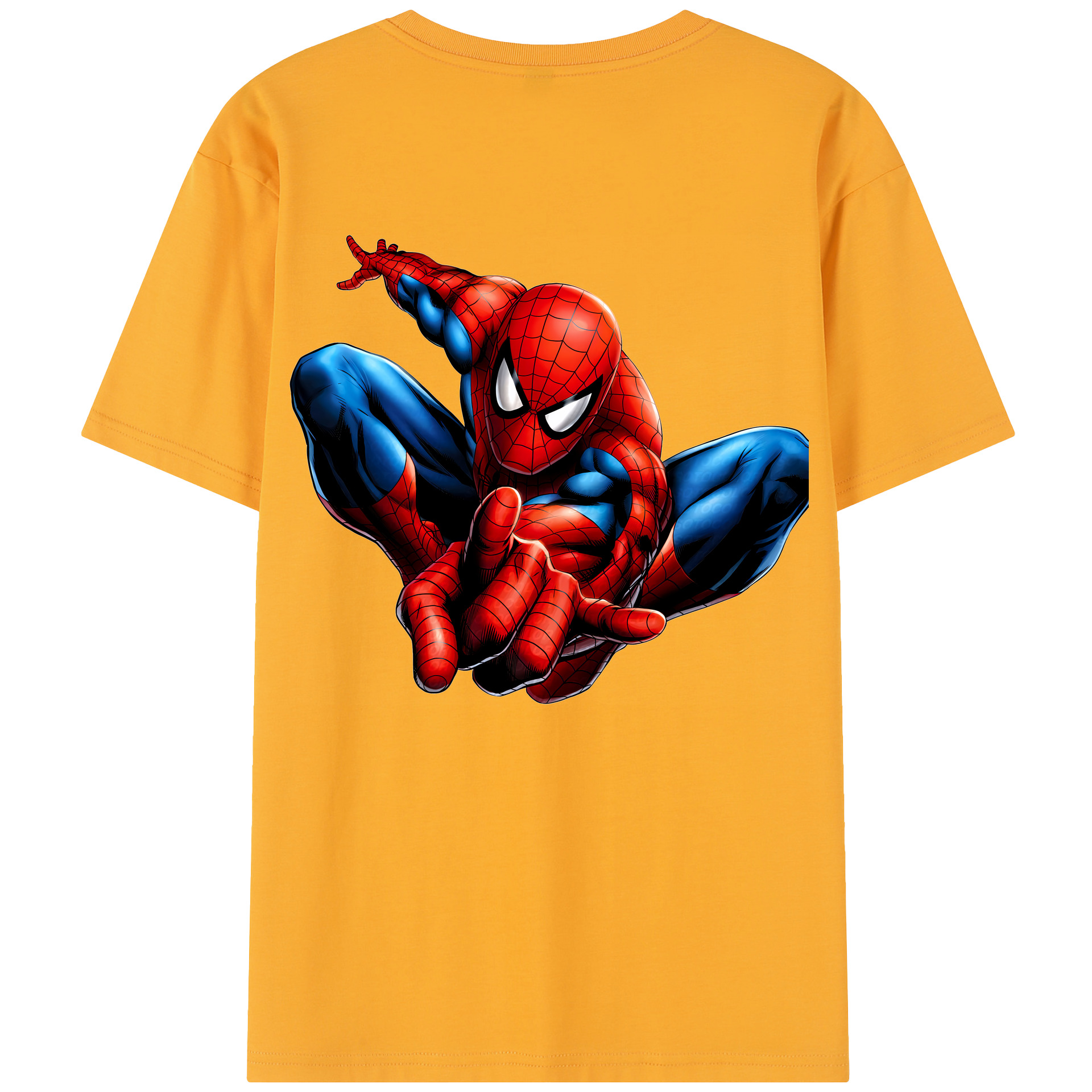 （画像用） Spider Man スパイダーマン レディース半袖Tシャツ(バックプリント)