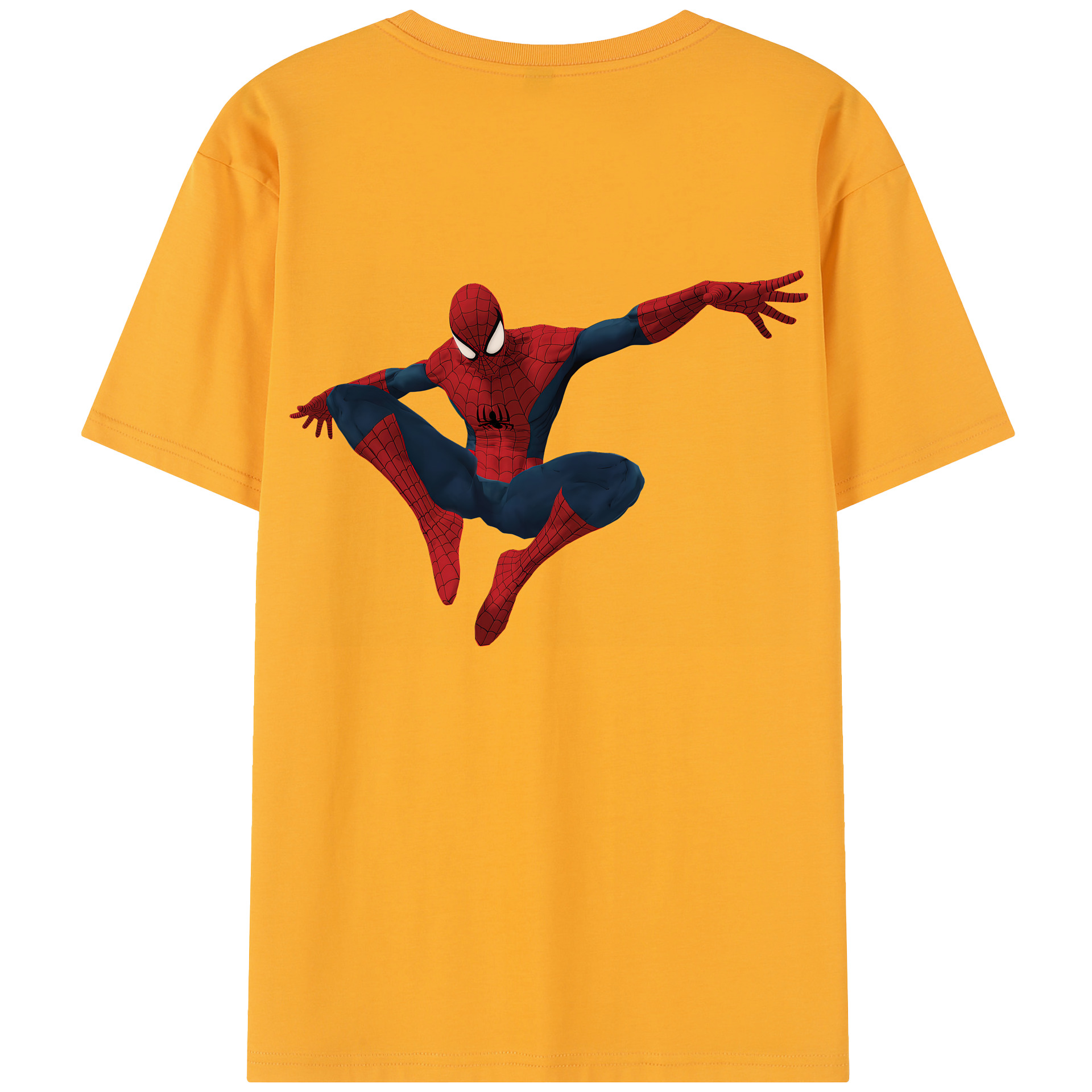 （画像用） Spider Man スパイダーマン レディース半袖Tシャツ(バックプリント)