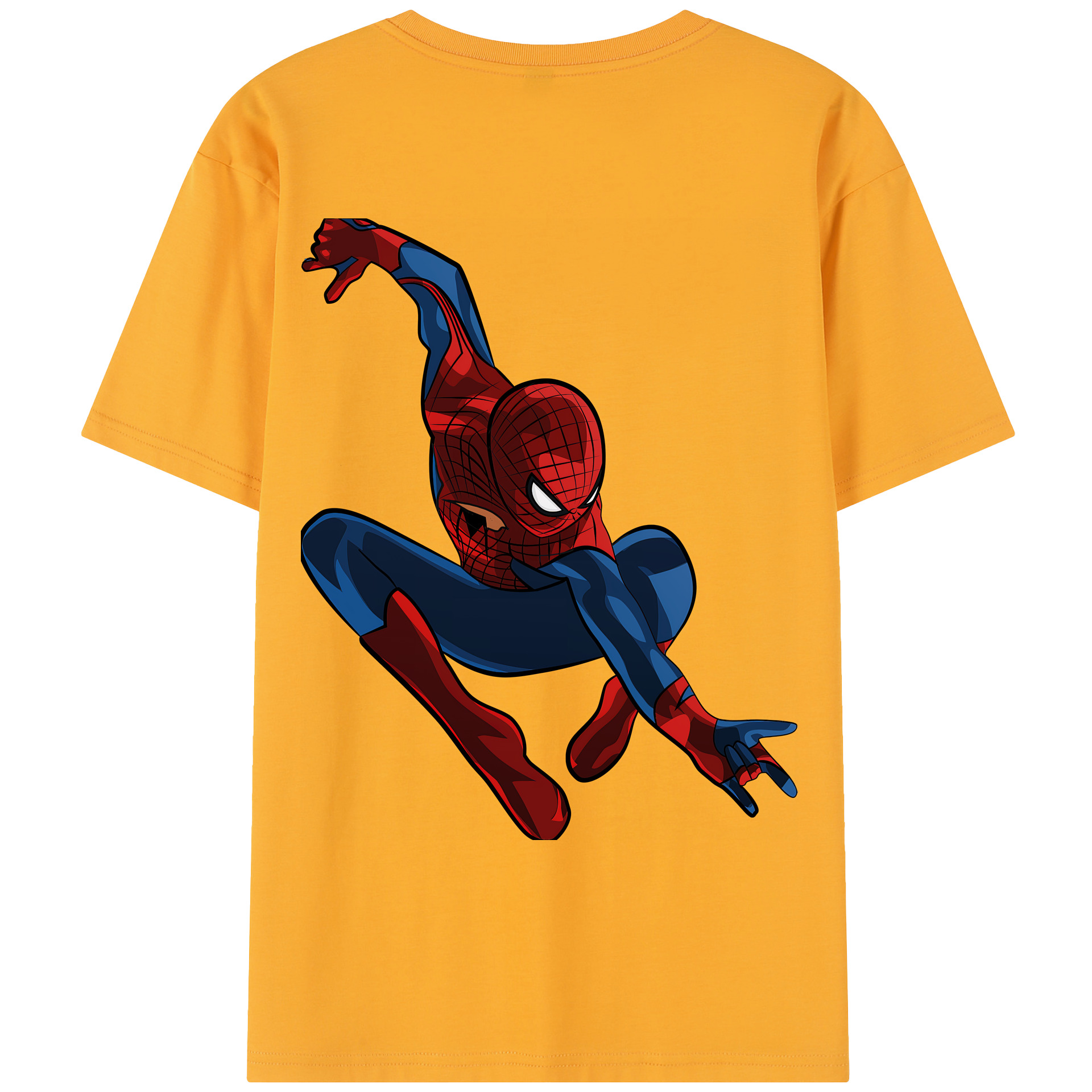 （画像用） Spider Man スパイダーマン レディース半袖Tシャツ(バックプリント)