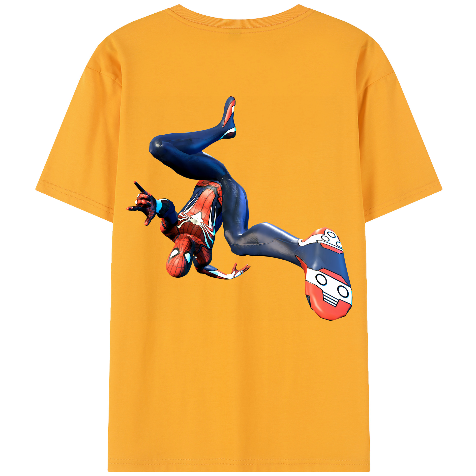 （画像用） Spider Man スパイダーマン レディース半袖Tシャツ(バックプリント)