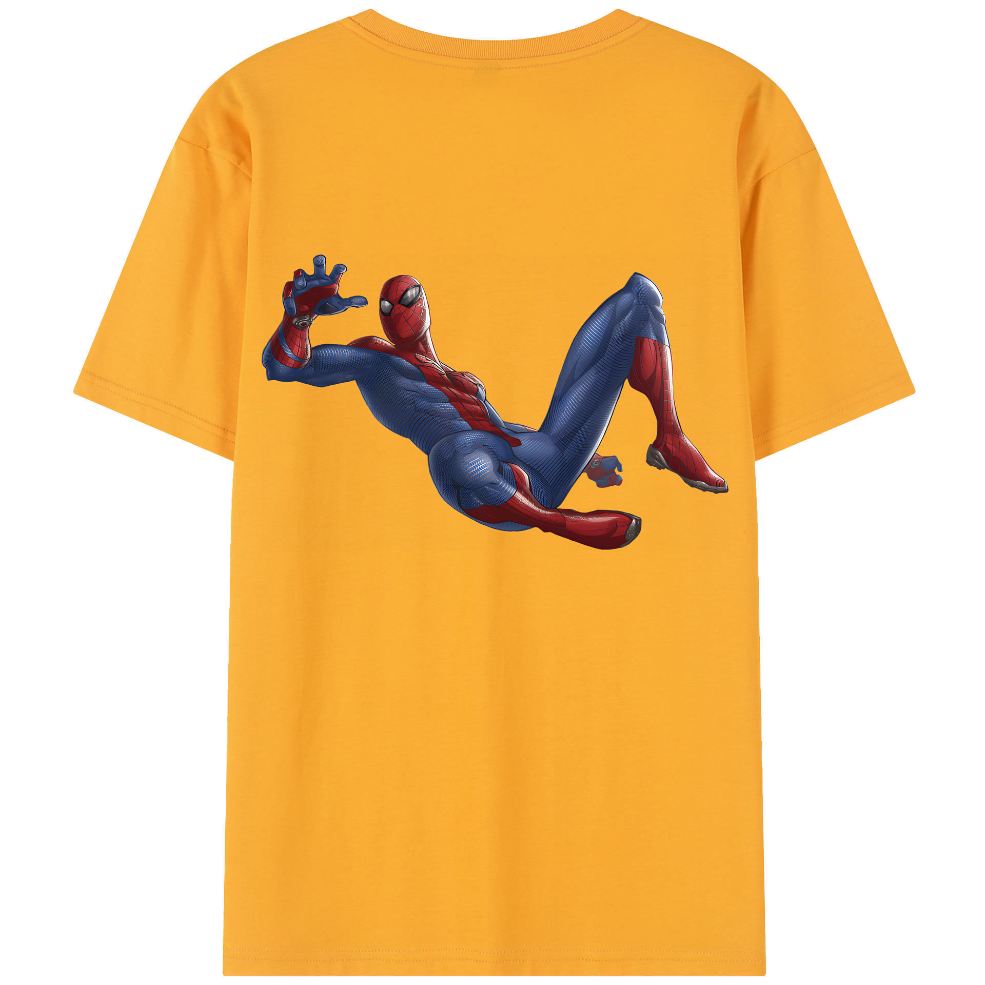 （画像用） Spider Man スパイダーマン レディース半袖Tシャツ(バックプリント)