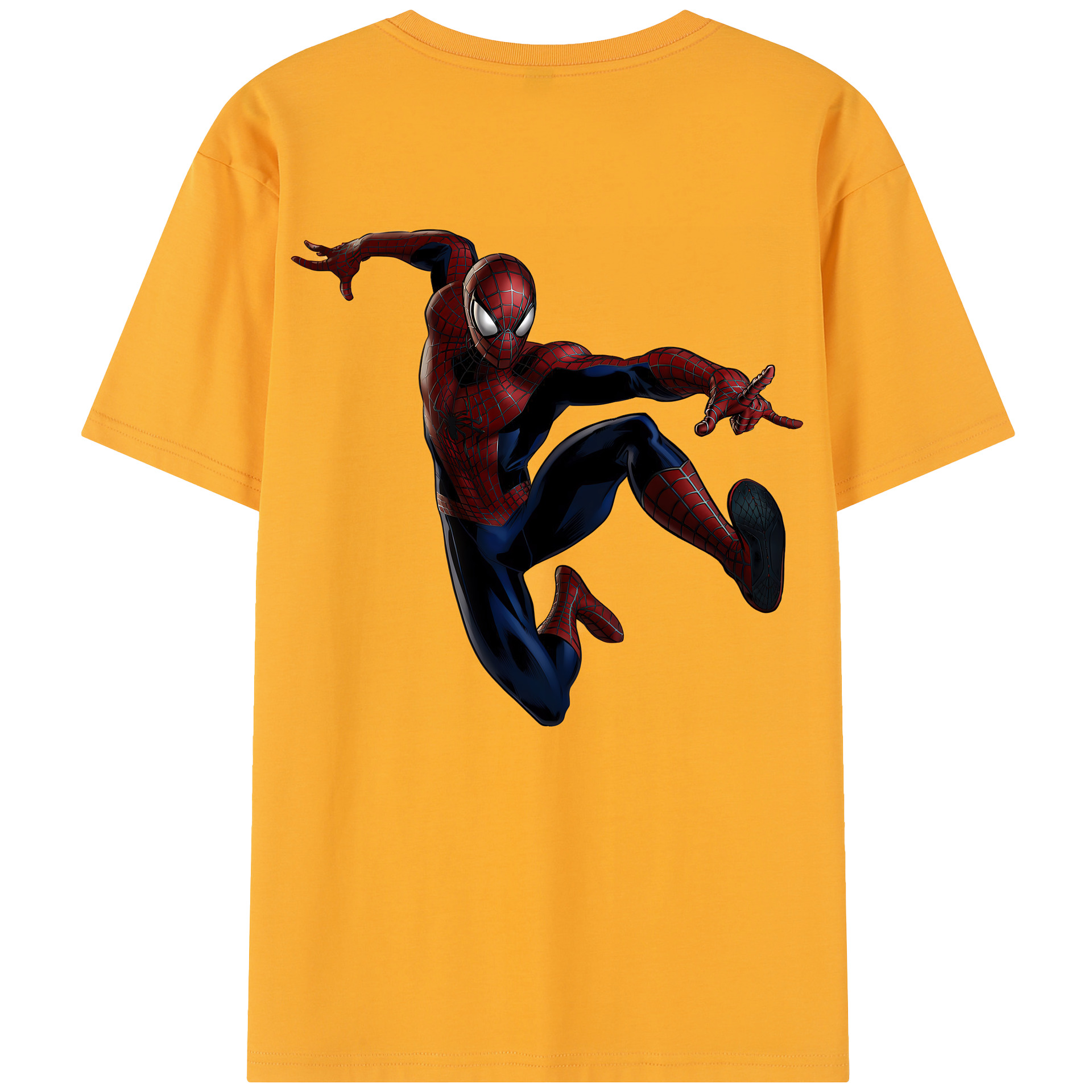 （画像用） Spider Man スパイダーマン レディース半袖Tシャツ(バックプリント)