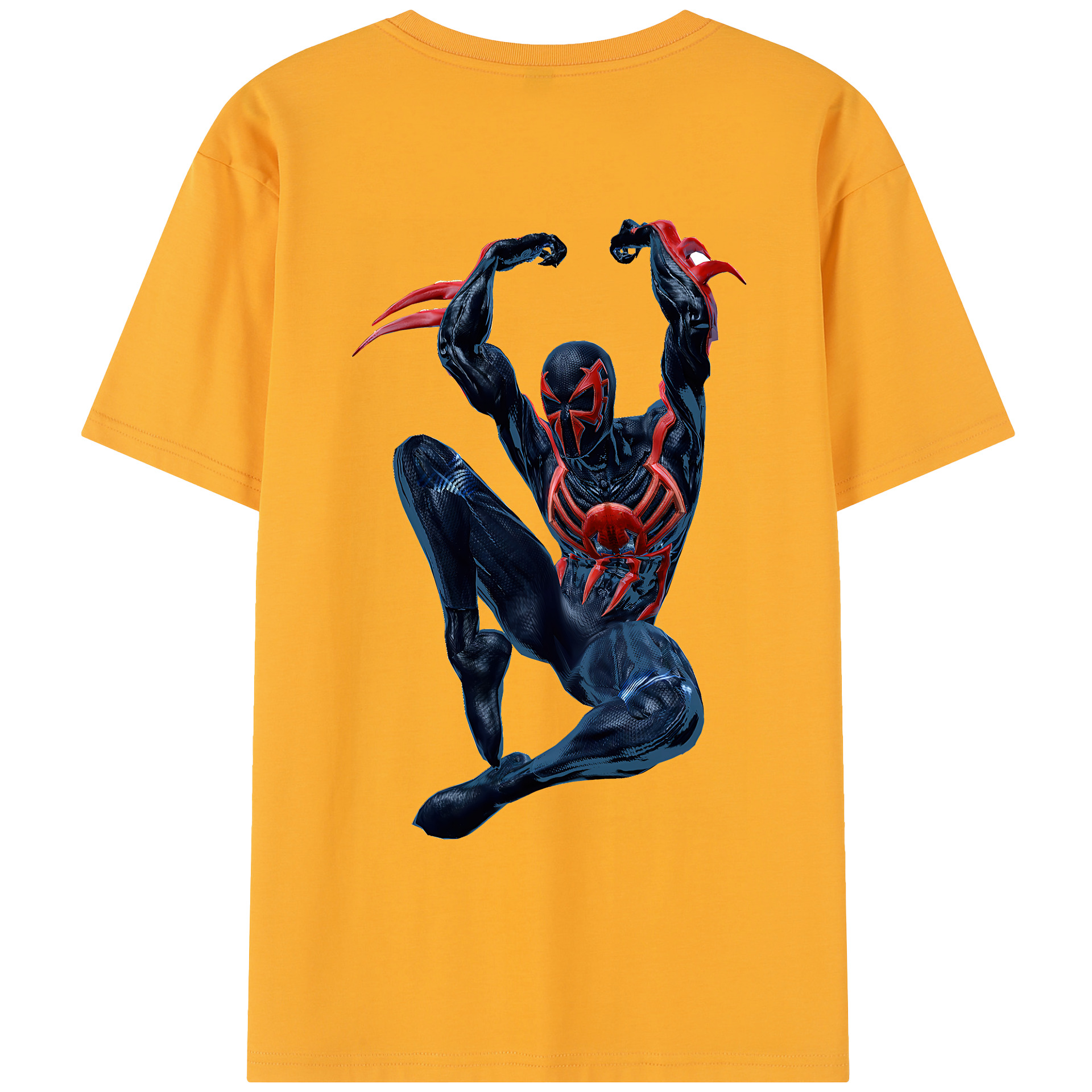 （画像用） Spider Man スパイダーマン レディース半袖Tシャツ(バックプリント)