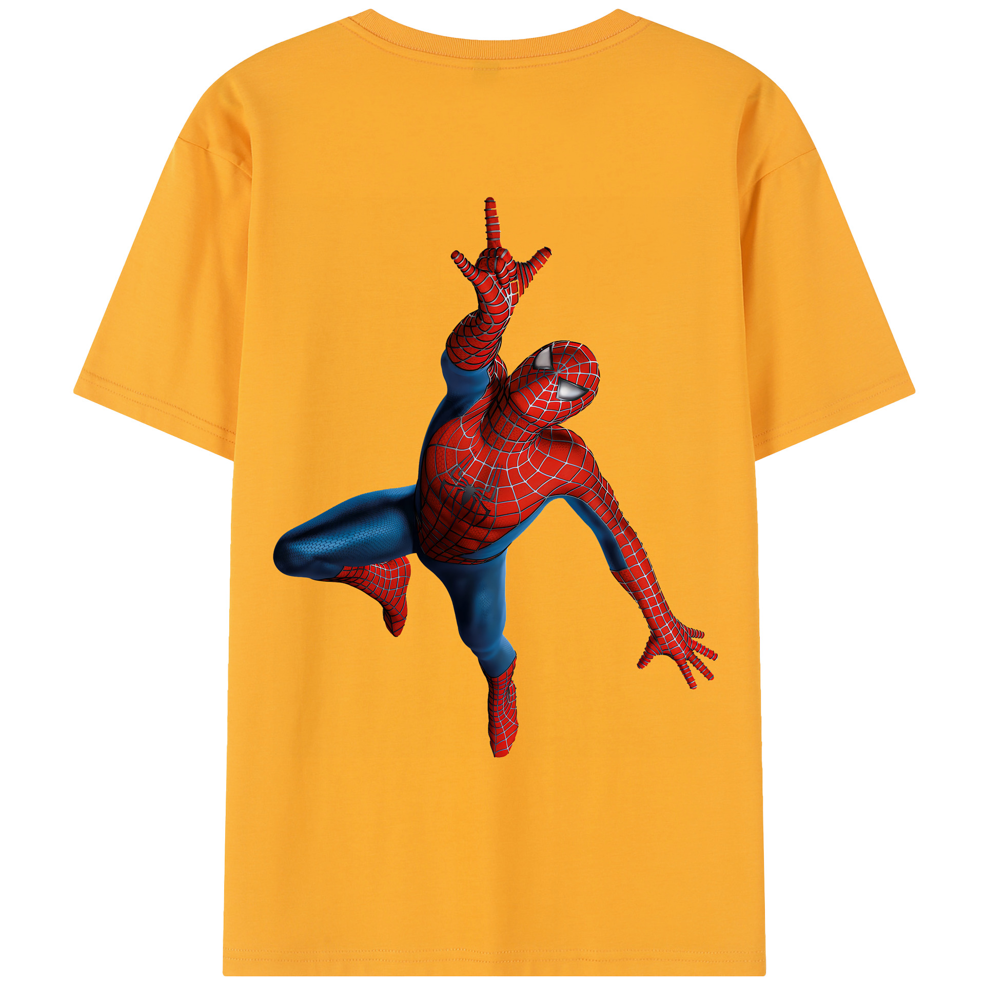 （画像用） Spider Man スパイダーマン レディース半袖Tシャツ(バックプリント)