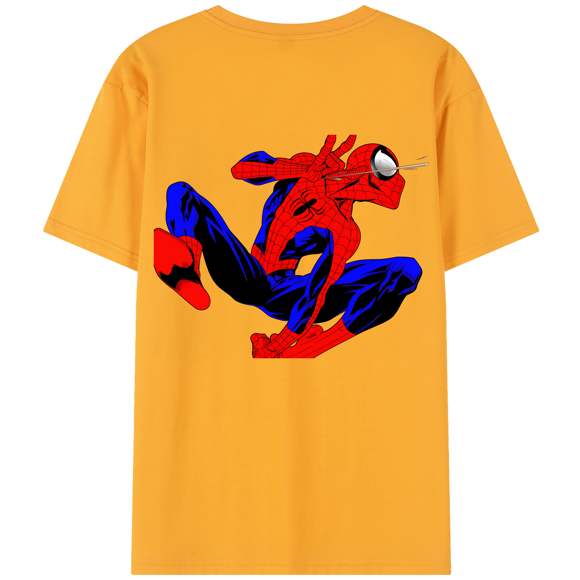 （画像用） Spider Man スパイダーマン レディース半袖Tシャツ(バックプリント)