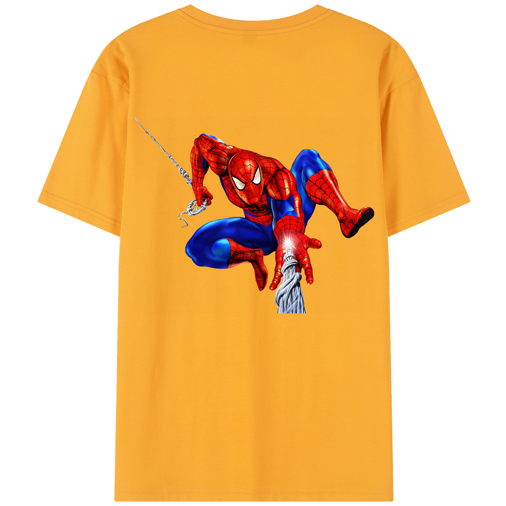 （画像用） Spider Man スパイダーマン レディース半袖Tシャツ(バックプリント)