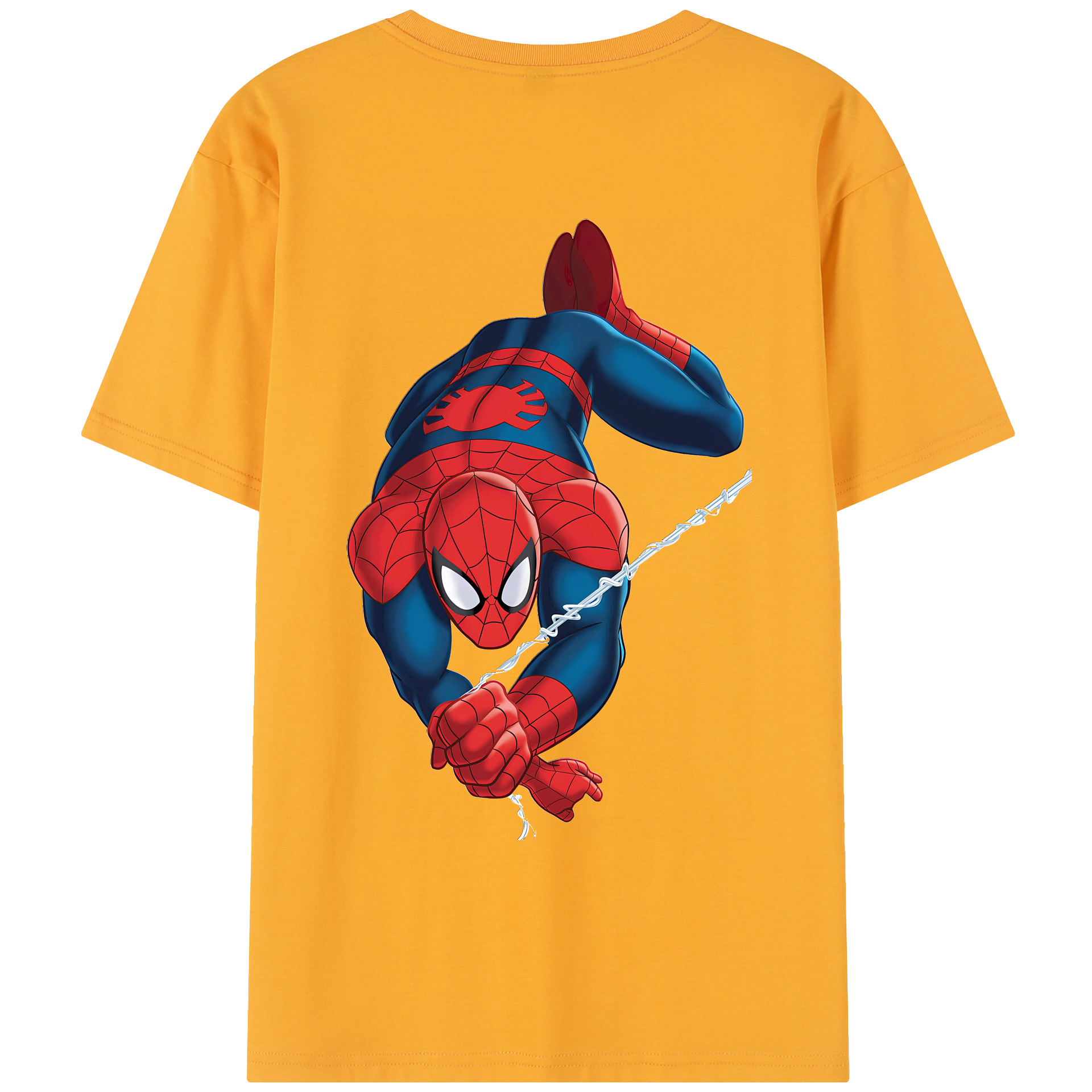 （画像用） Spider Man スパイダーマン レディース半袖Tシャツ(バックプリント)