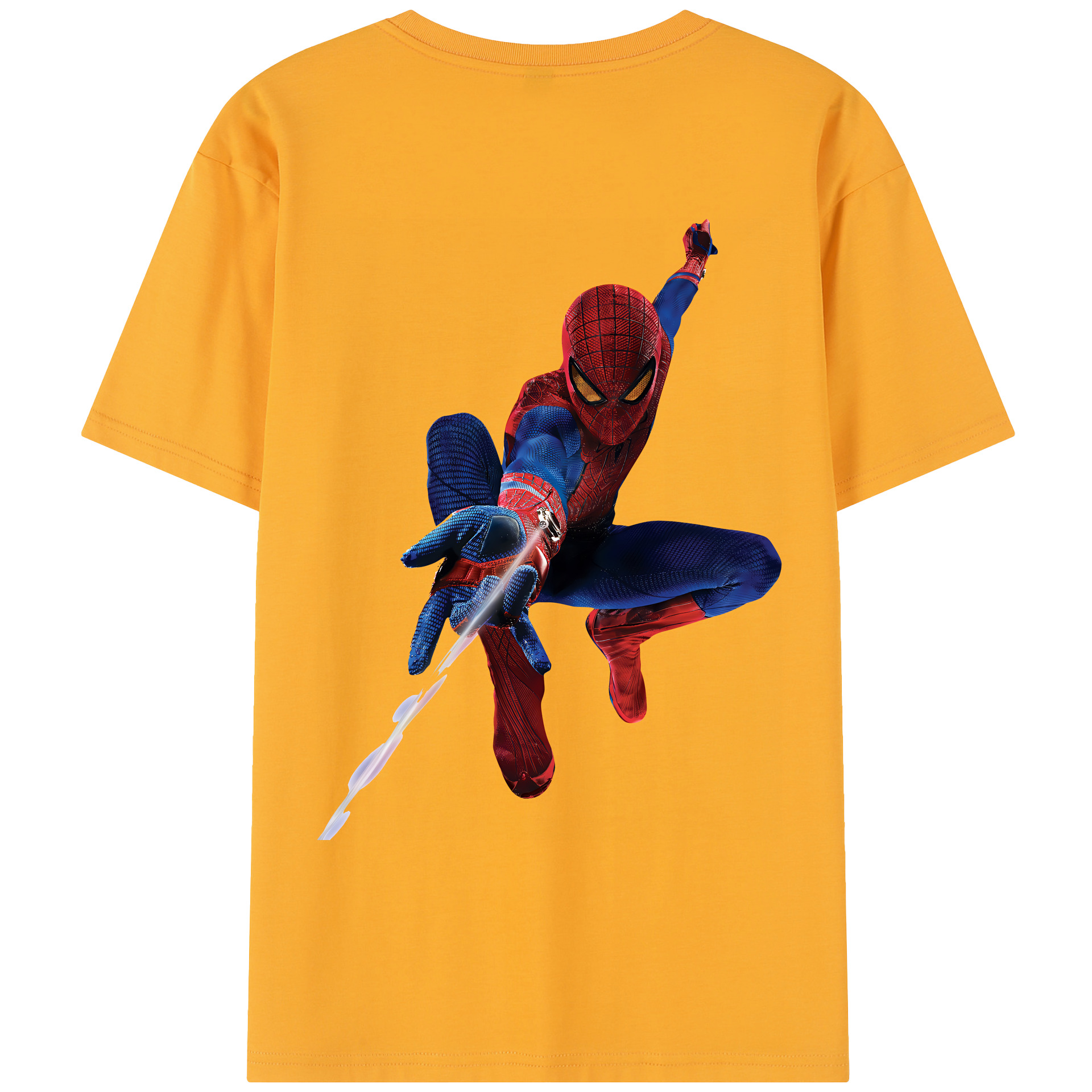 （画像用） Spider Man スパイダーマン レディース半袖Tシャツ(バックプリント)