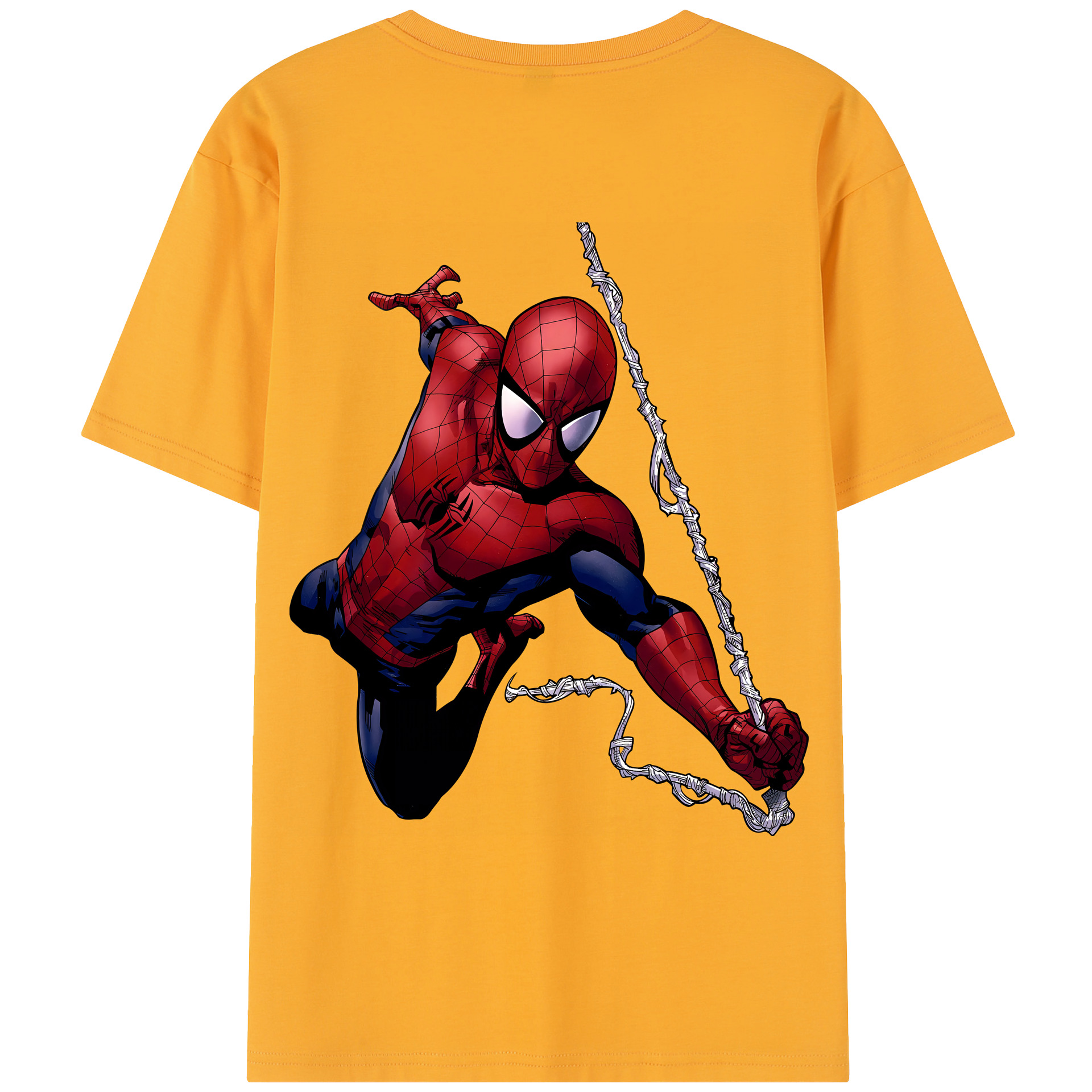 （画像用） Spider Man スパイダーマン レディース半袖Tシャツ(バックプリント)