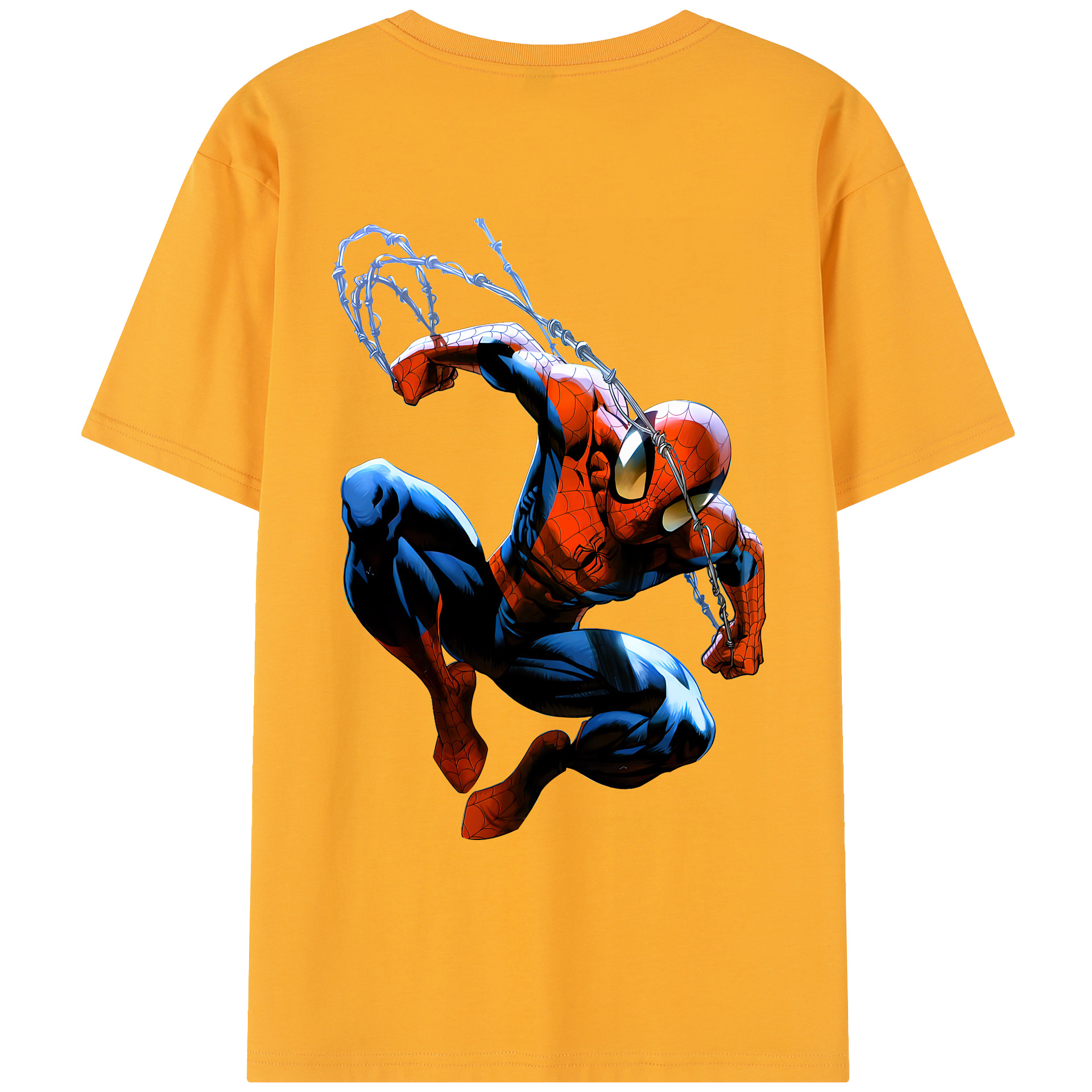 （画像用） Spider Man スパイダーマン レディース半袖Tシャツ(バックプリント)