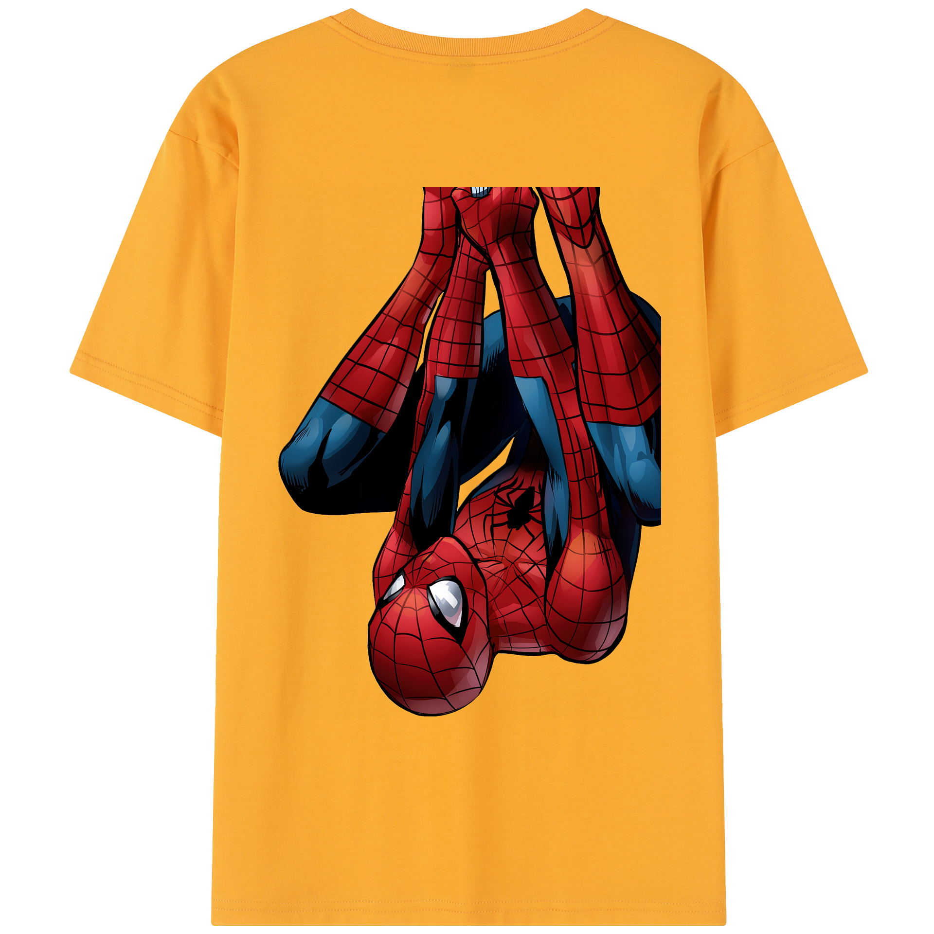（画像用） Spider Man スパイダーマン レディース半袖Tシャツ(バックプリント)