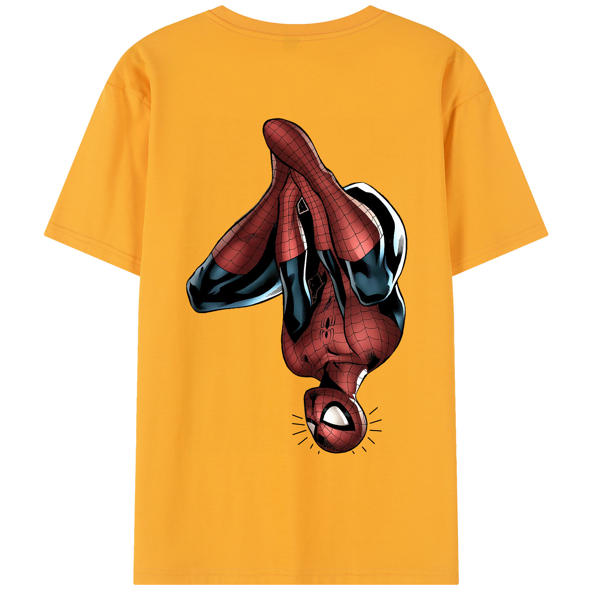 （画像用） Spider Man スパイダーマン レディース半袖Tシャツ(バックプリント)