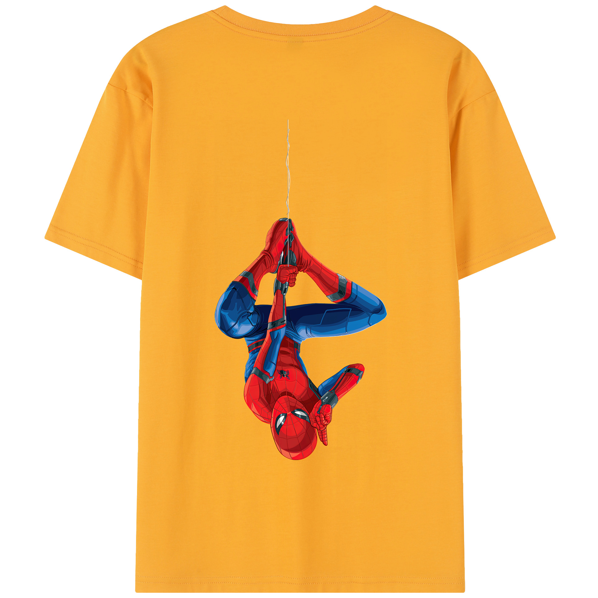（画像用） Spider Man スパイダーマン レディース半袖Tシャツ(バックプリント)