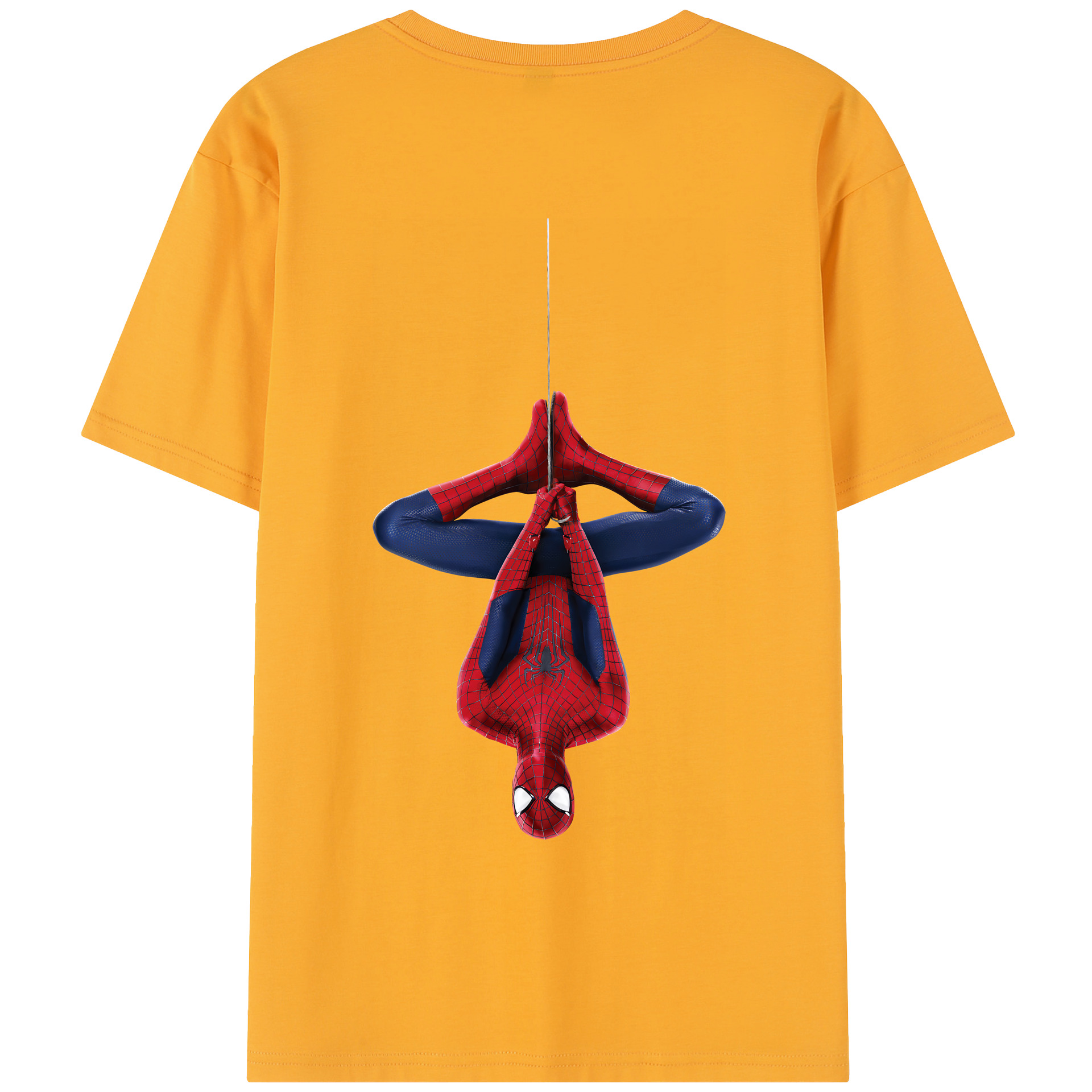 （画像用） Spider Man スパイダーマン レディース半袖Tシャツ(バックプリント)