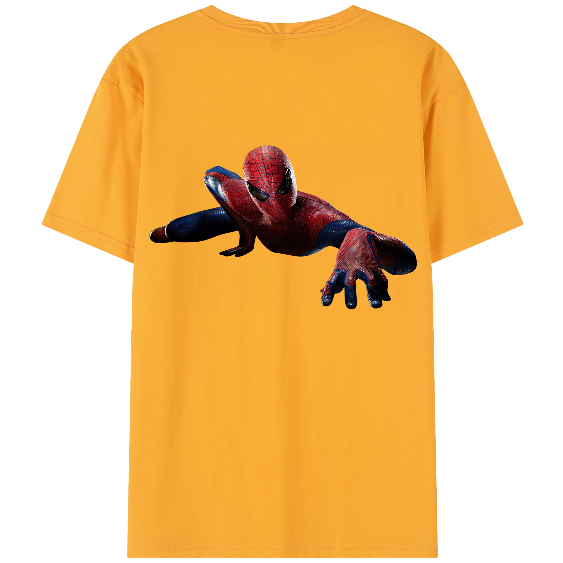 （画像用） Spider Man スパイダーマン レディース半袖Tシャツ(バックプリント)