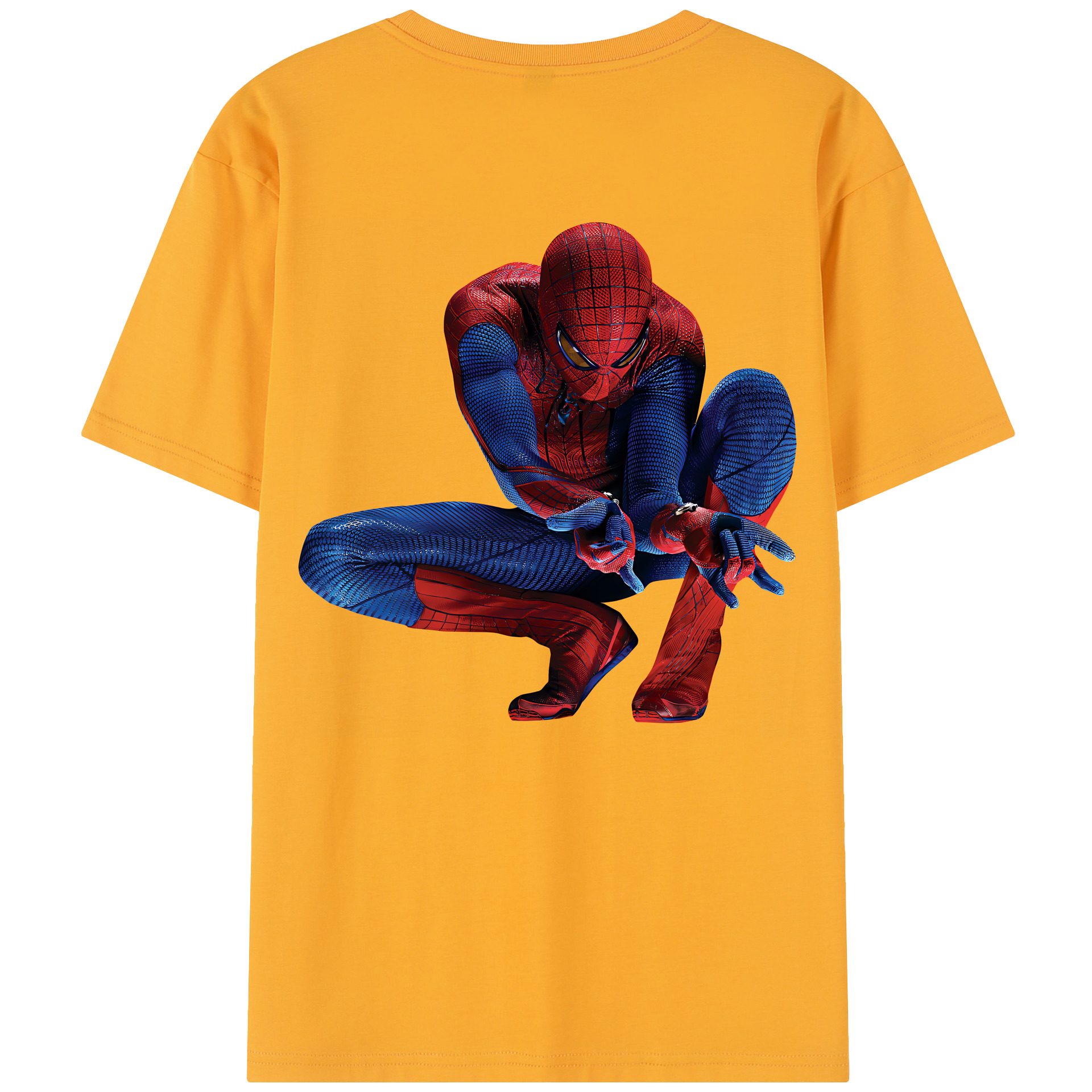 （画像用） Spider Man スパイダーマン レディース半袖Tシャツ(バックプリント)