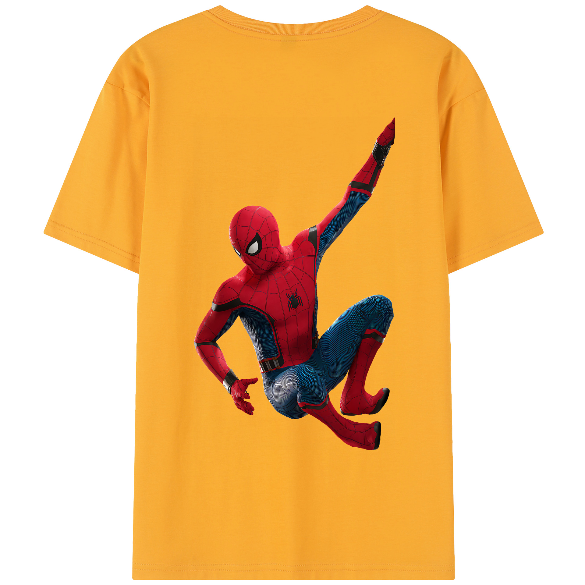 （画像用） Spider Man スパイダーマン レディース半袖Tシャツ(バックプリント)