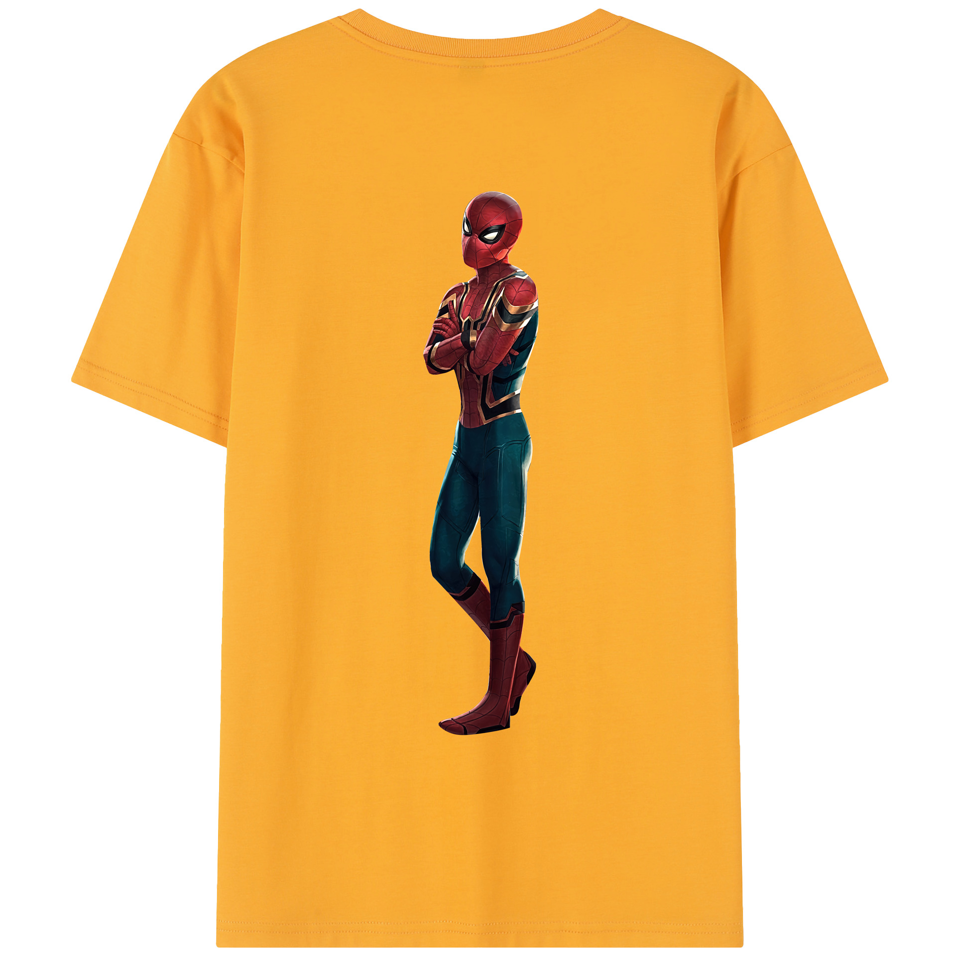 （画像用） Spider Man スパイダーマン レディース半袖Tシャツ(バックプリント)