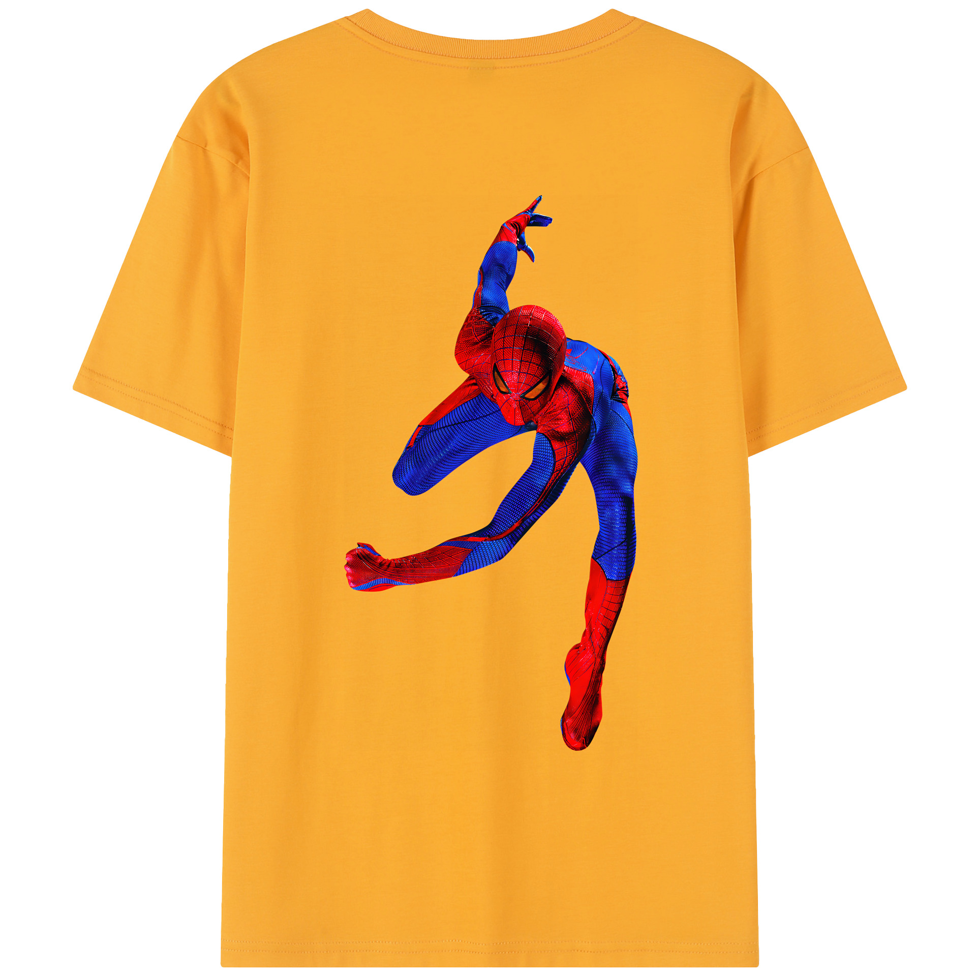 （画像用） Spider Man スパイダーマン レディース半袖Tシャツ(バックプリント)