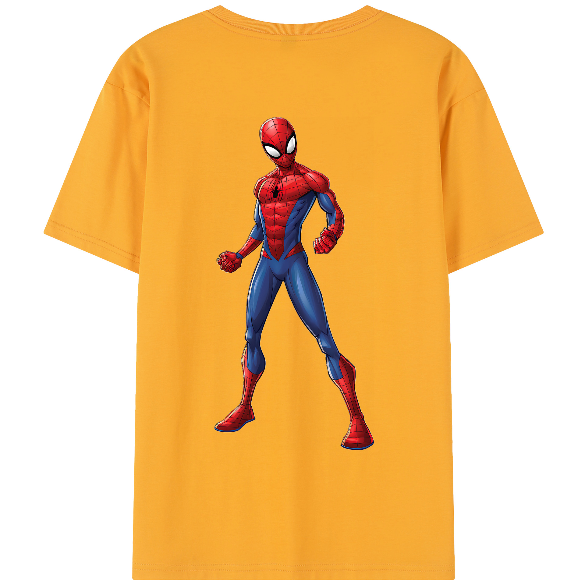 （画像用） Spider Man スパイダーマン レディース半袖Tシャツ(バックプリント)