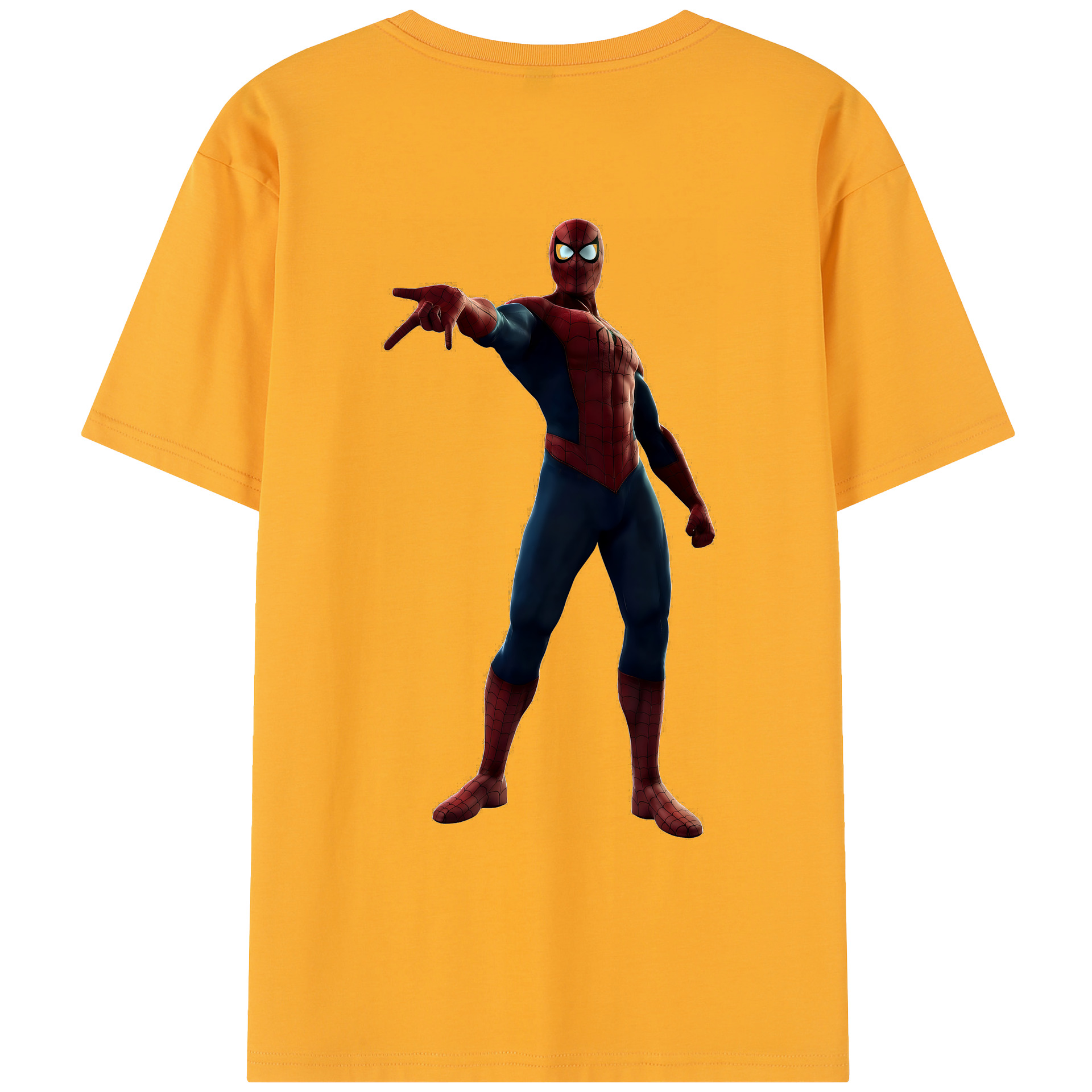 （画像用） Spider Man スパイダーマン レディース半袖Tシャツ(バックプリント)