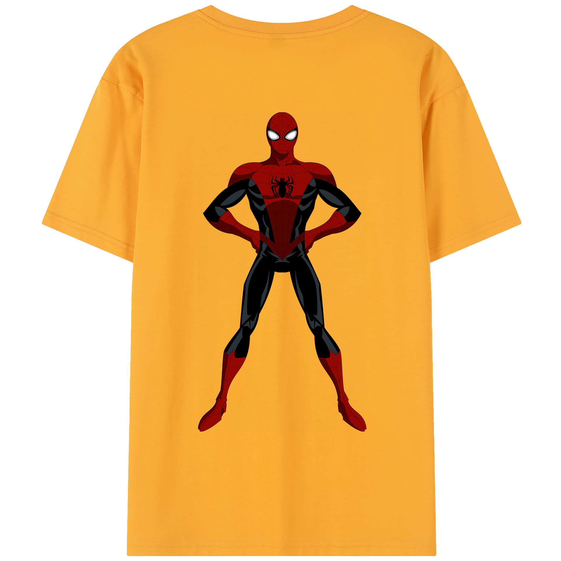 （画像用） Spider Man スパイダーマン レディース半袖Tシャツ(バックプリント)