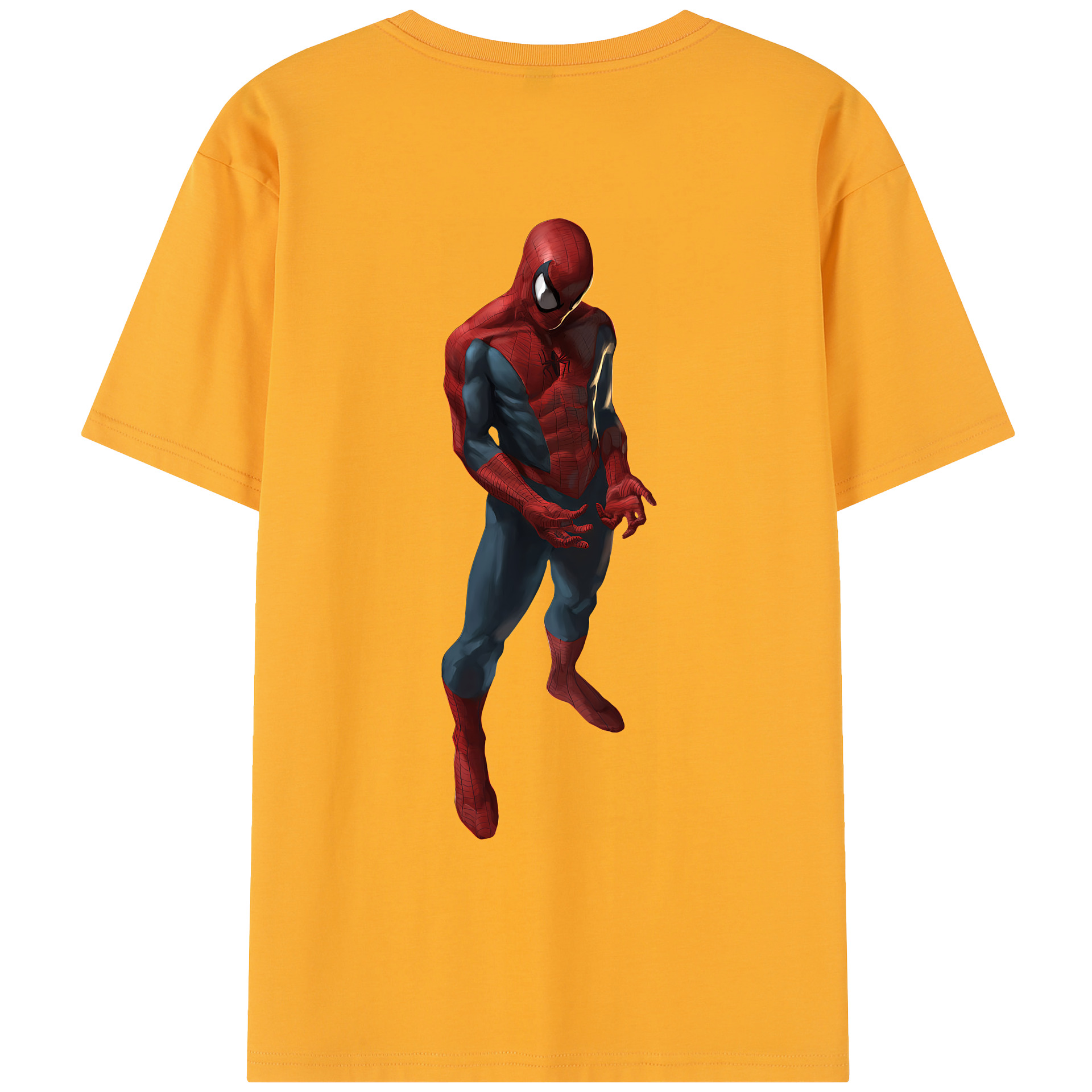 （画像用） Spider Man スパイダーマン レディース半袖Tシャツ(バックプリント)