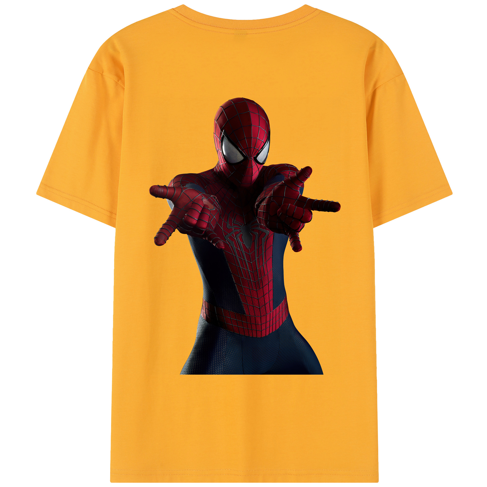 （画像用） Spider Man スパイダーマン レディース半袖Tシャツ(バックプリント)