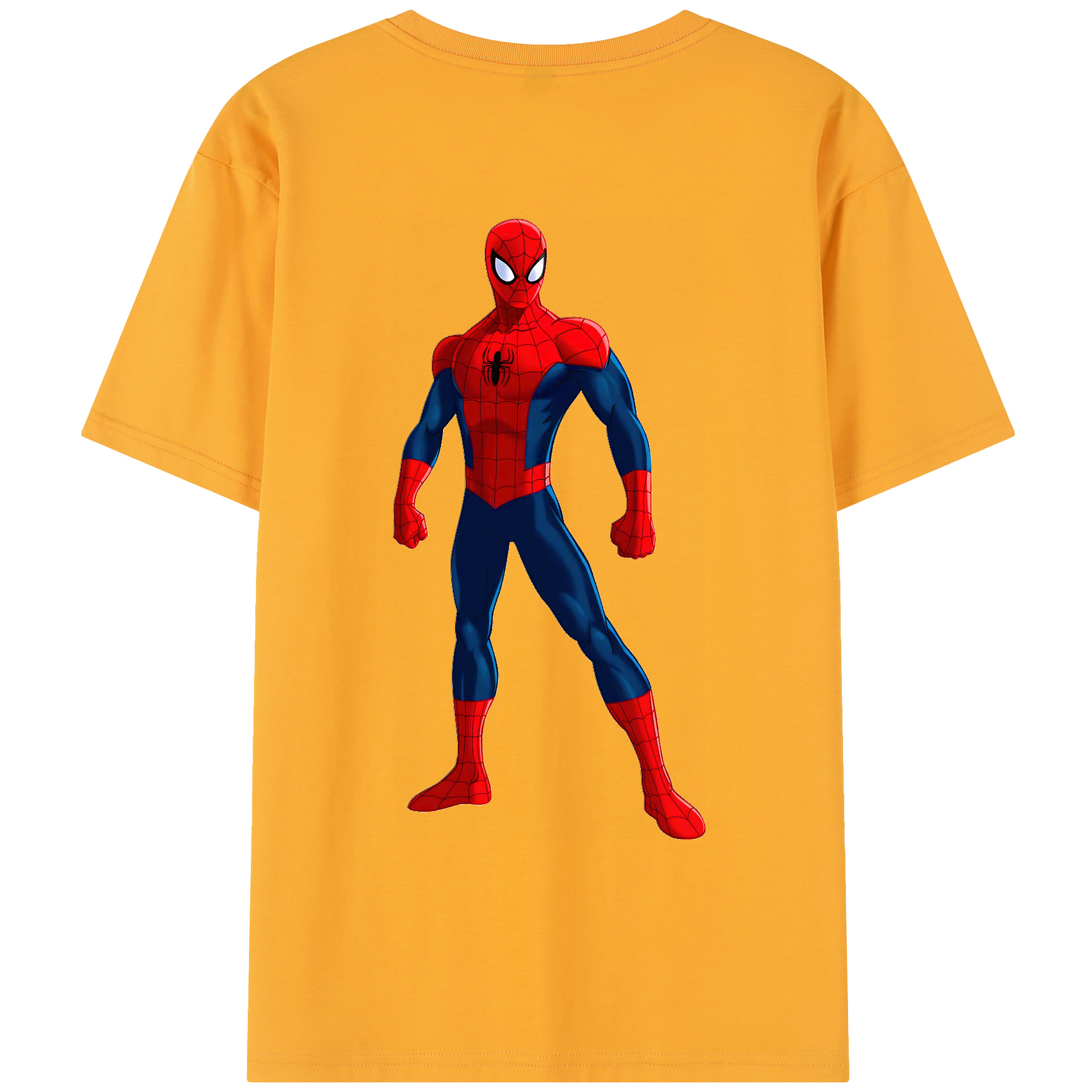 （画像用） Spider Man スパイダーマン レディース半袖Tシャツ(バックプリント)