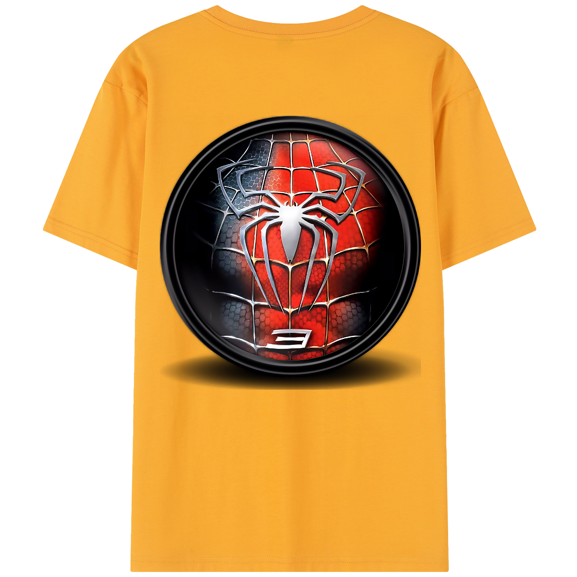 （画像用） Spider Man スパイダーマン レディース半袖Tシャツ(バックプリント)