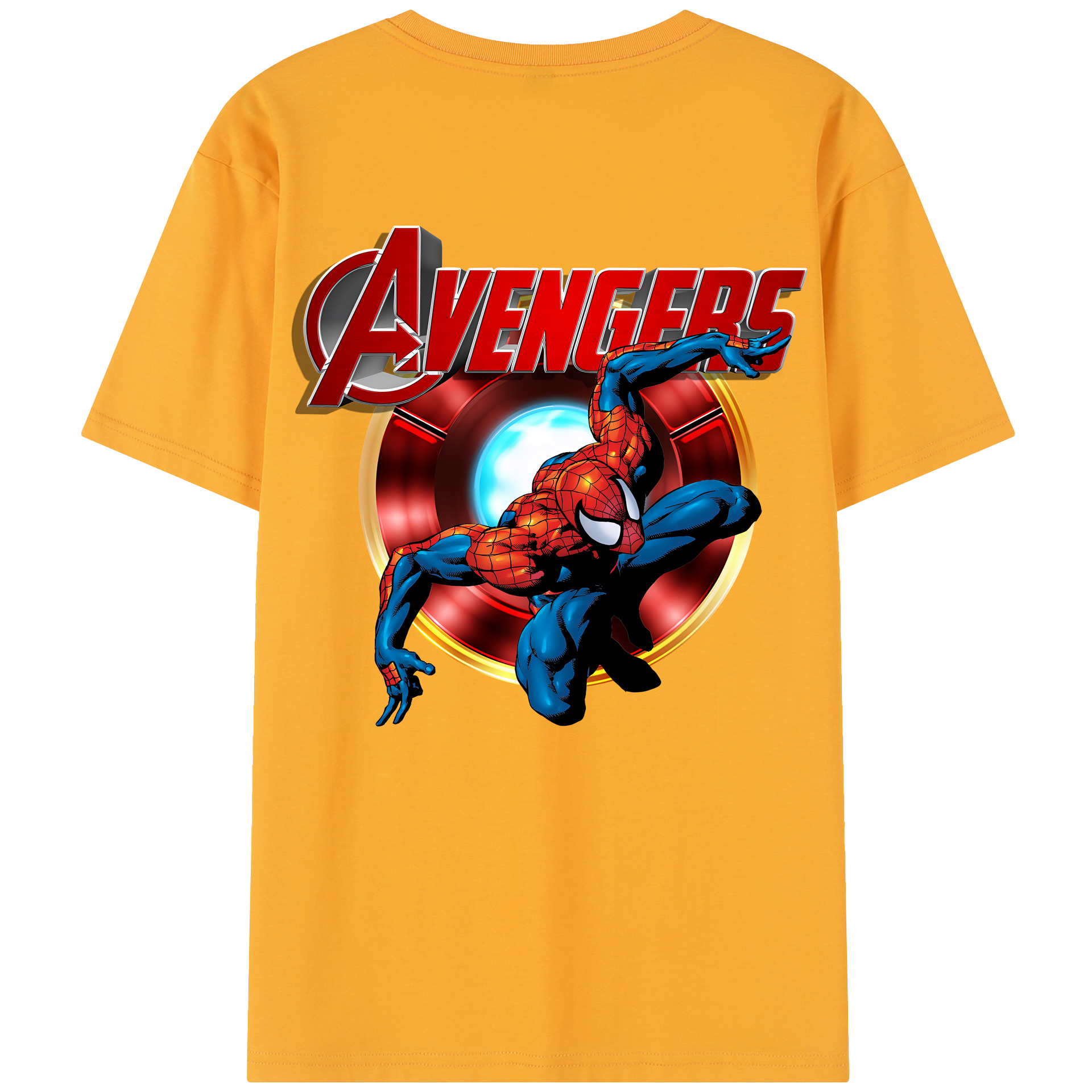 （画像用） Spider Man スパイダーマン レディース半袖Tシャツ(バックプリント)