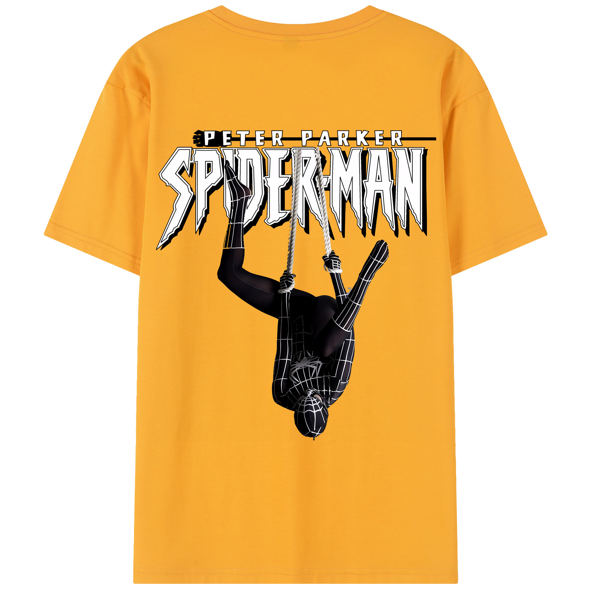 （画像用） Spider Man スパイダーマン レディース半袖Tシャツ(バックプリント)