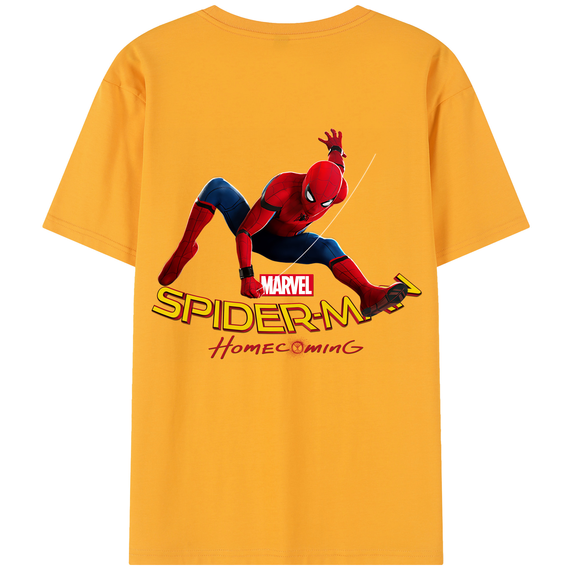 （画像用） Spider Man スパイダーマン レディース半袖Tシャツ(バックプリント)