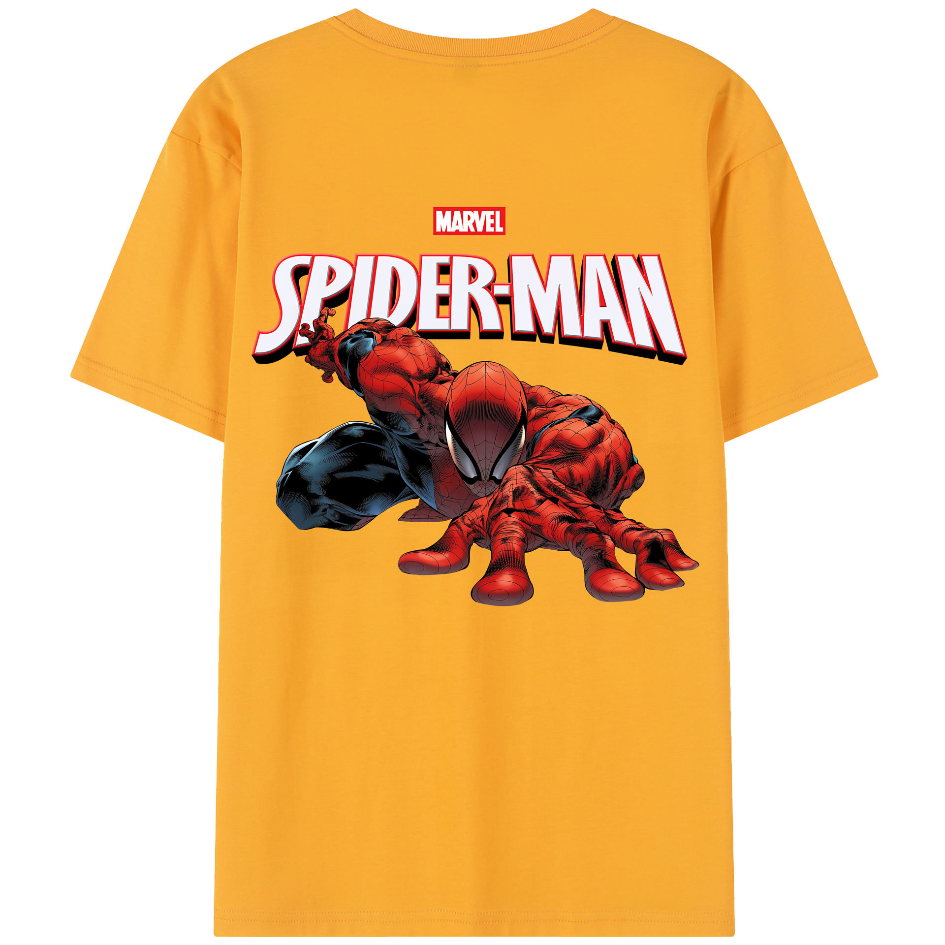 （画像用） Spider Man スパイダーマン レディース半袖Tシャツ(バックプリント)