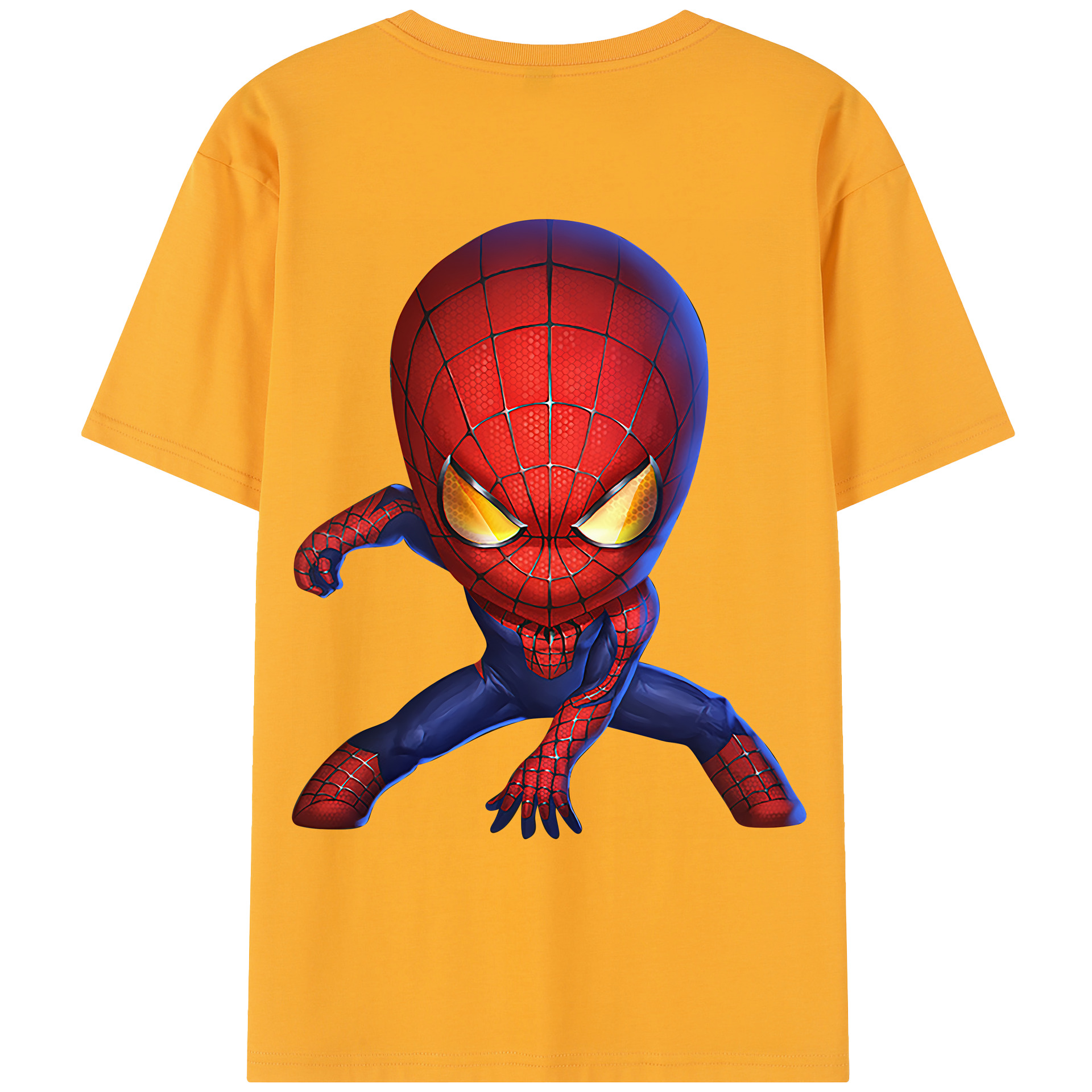 （画像用） Spider Man スパイダーマン レディース半袖Tシャツ(バックプリント)